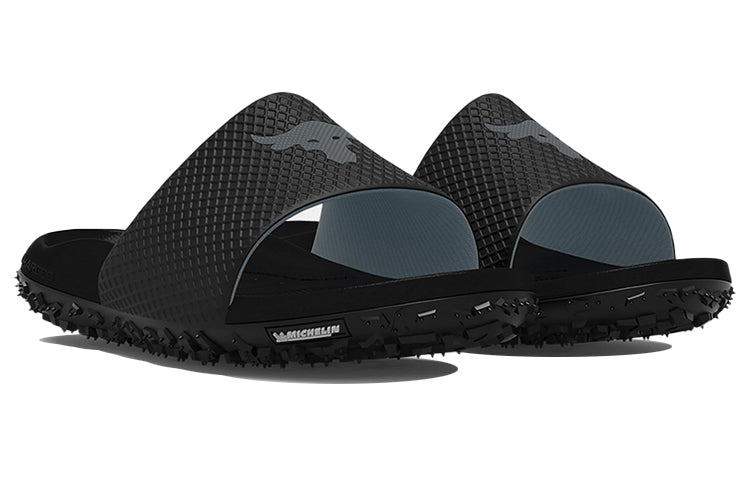 Under Armour Project Rock Slide 'Black Pitch Grey' 3025237-001 - 3