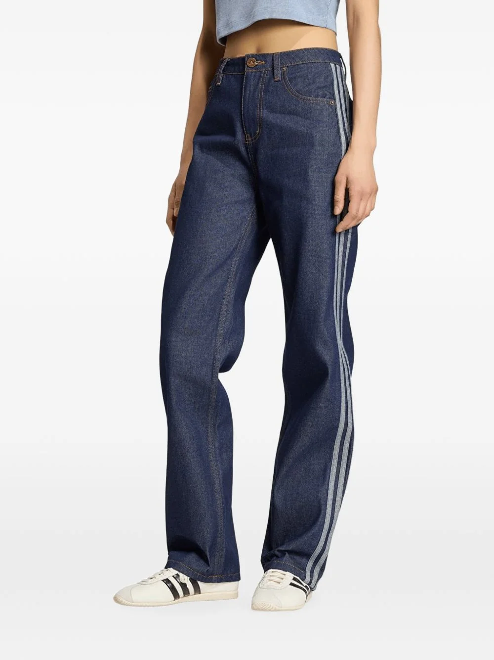 Firebird side-stripe jeans - 1