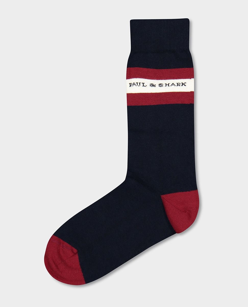 Cotton Stretch socks with contrasting stripes - 3