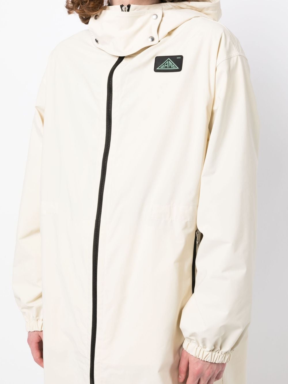 zip-up hooded parka - 5
