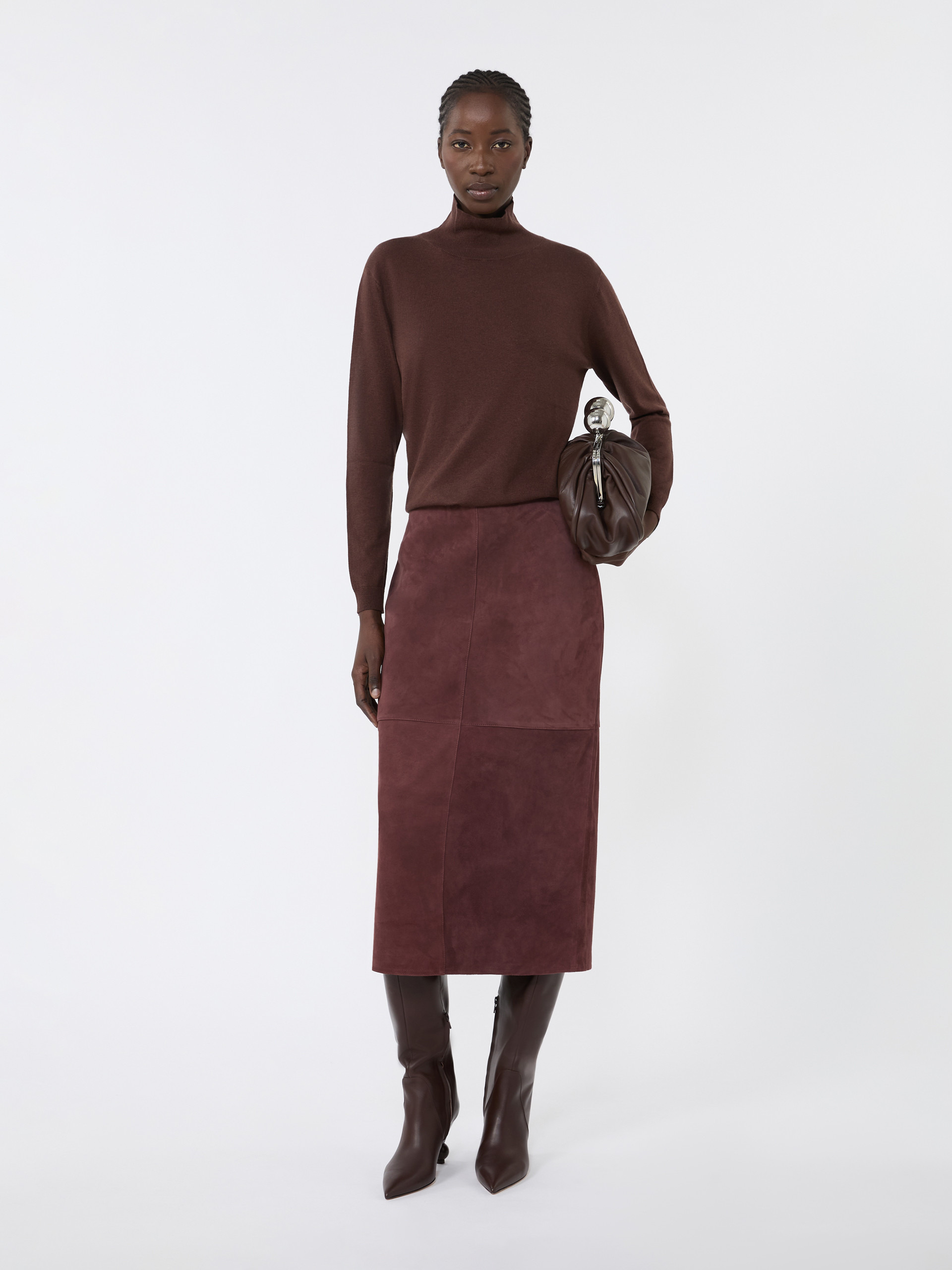 KIKU Wool and silk knit turtleneck - 2