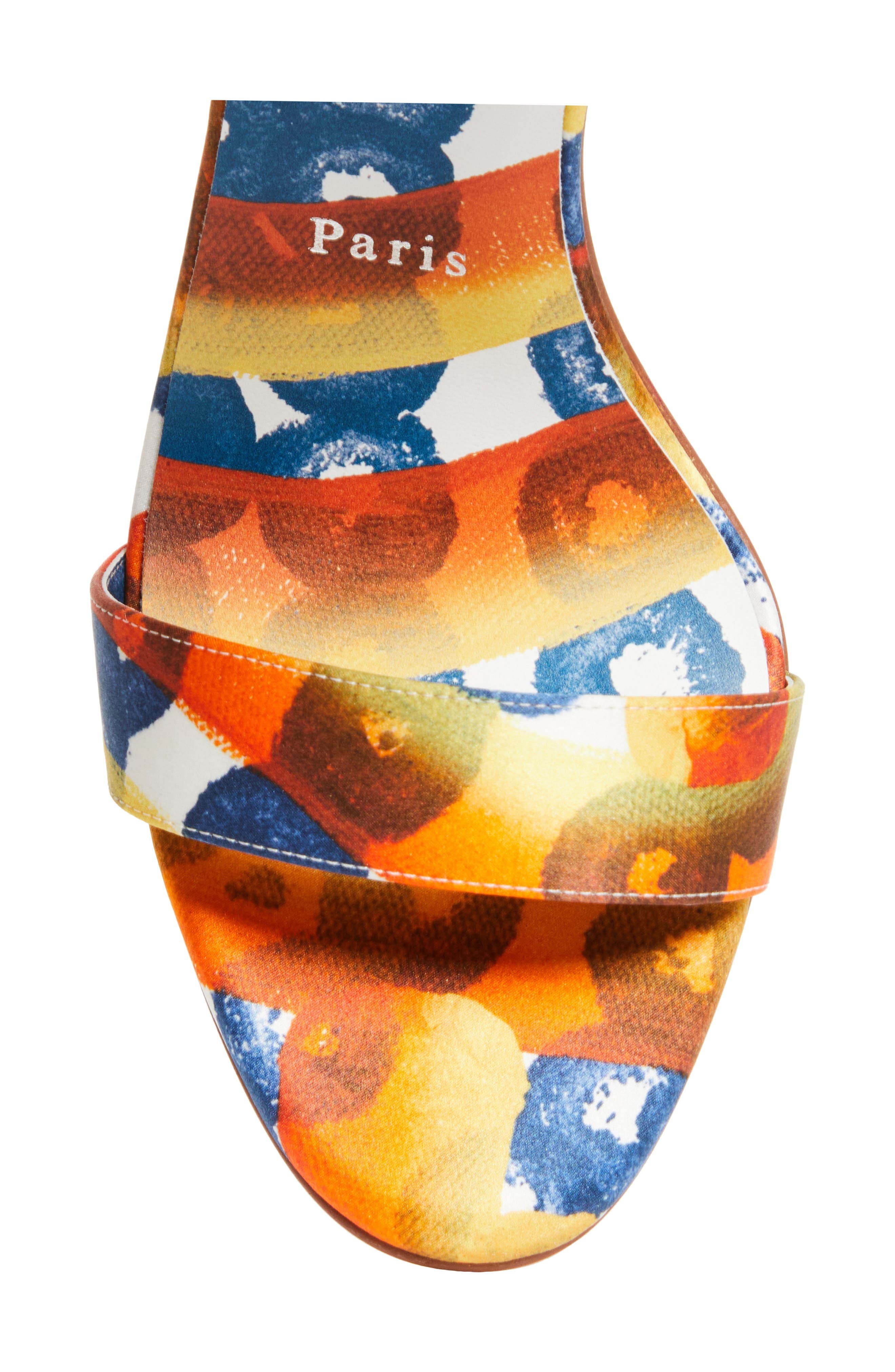 Christian Louboutin Miss Z Desert Sandal in Multi Magma/Lin Mult at Nordstrom - 5