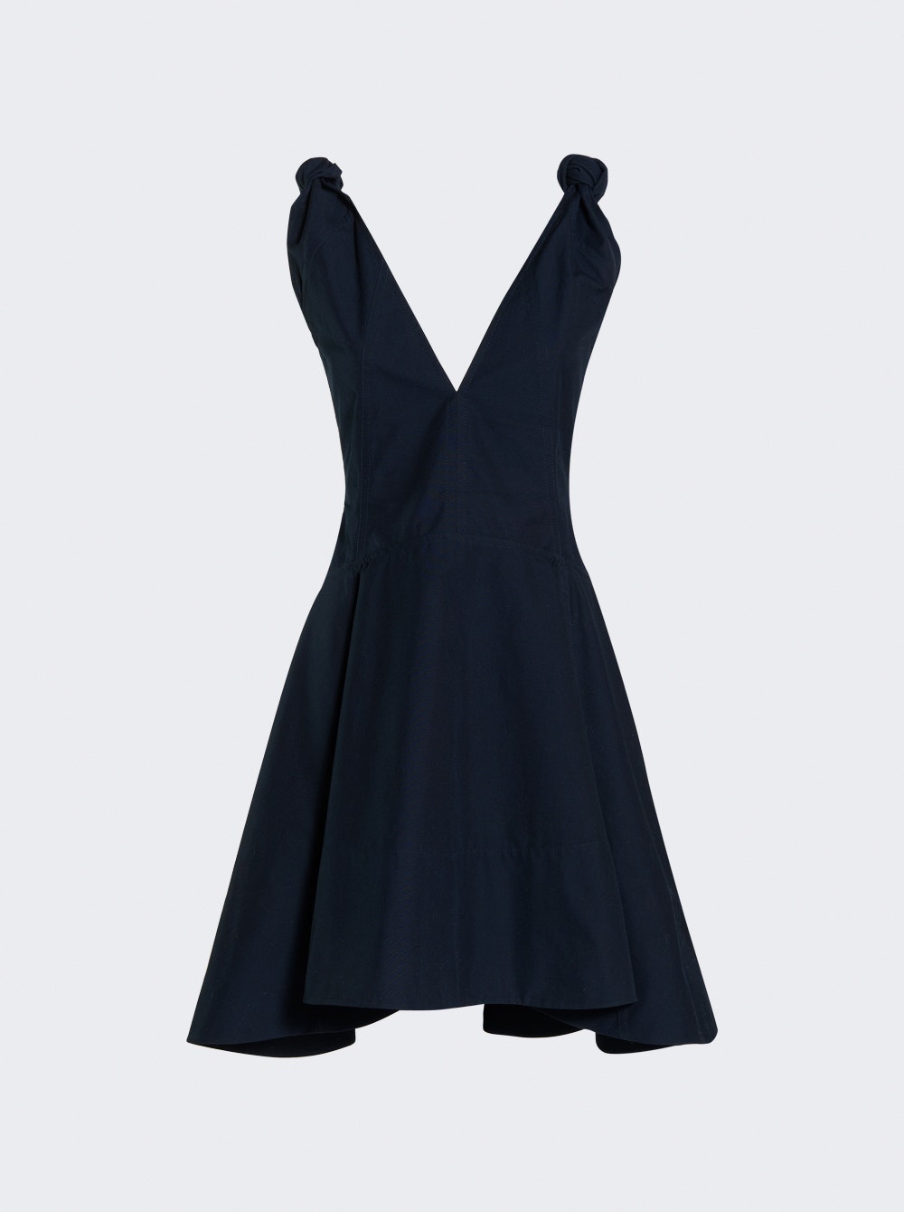 ワンピース BOTTEGA VENETA SS23 COMPACT COTTON DRESS (726546_VA5Y09068) Bottega Veneta - Compact Dress in Black Bottega Veneta