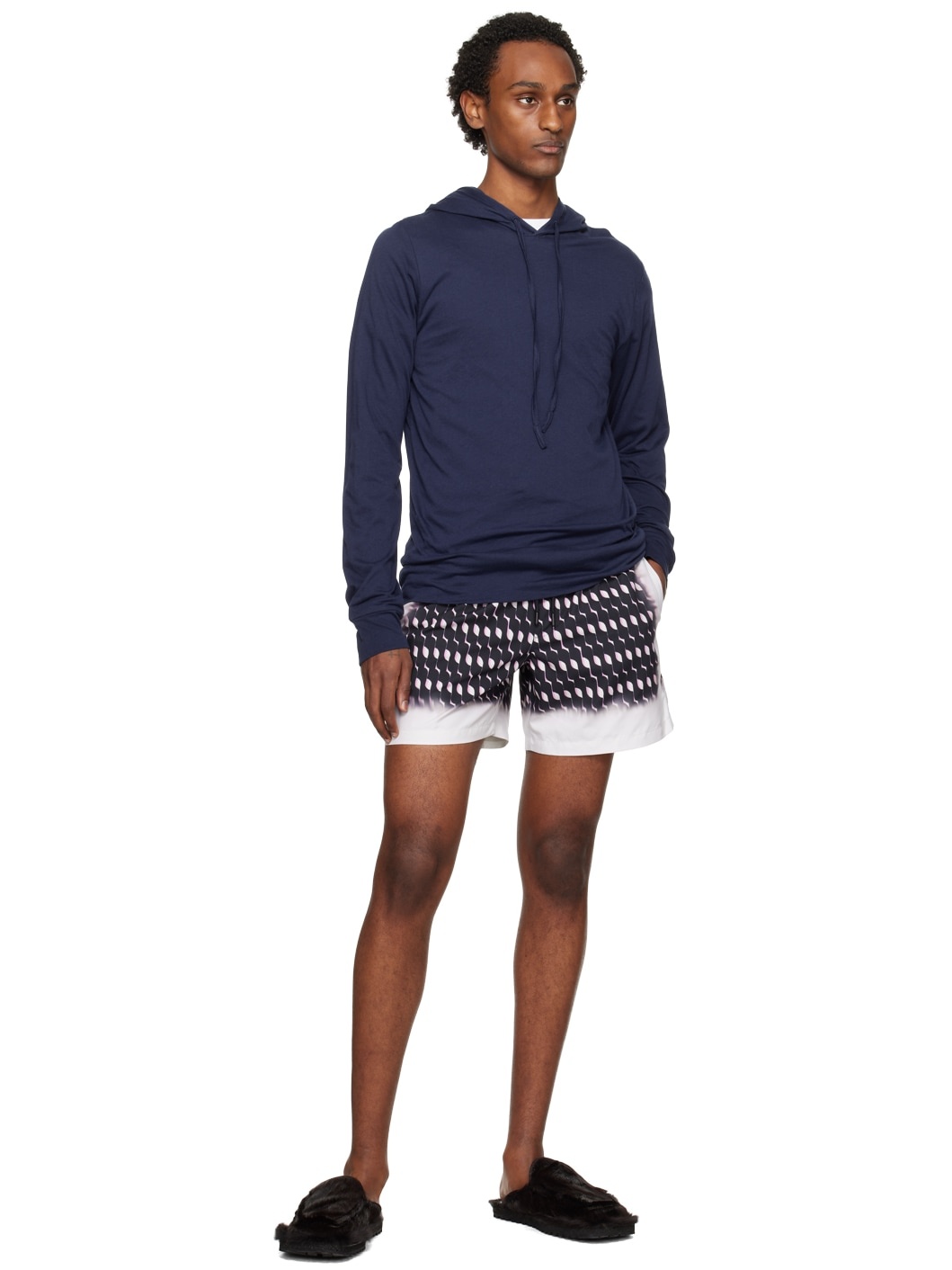 Indigo Drawstring Hoodie - 4