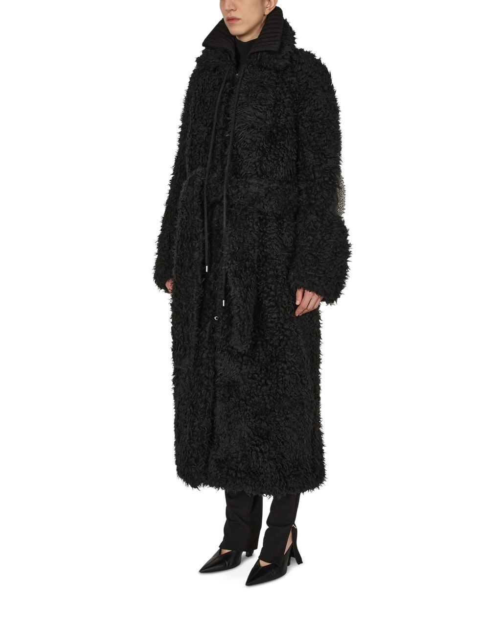 STUDDED POLAR COAT - 3