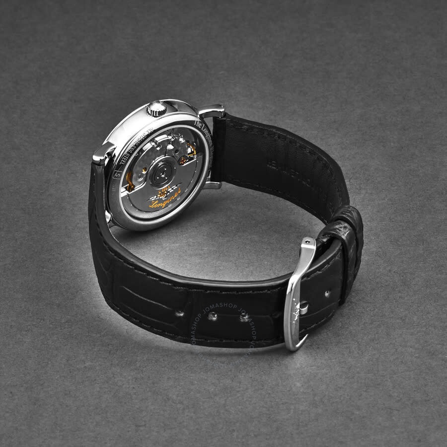 Longines Elegant Diamond Black Dial Men's Watch L4.810.4.57.2 - 3