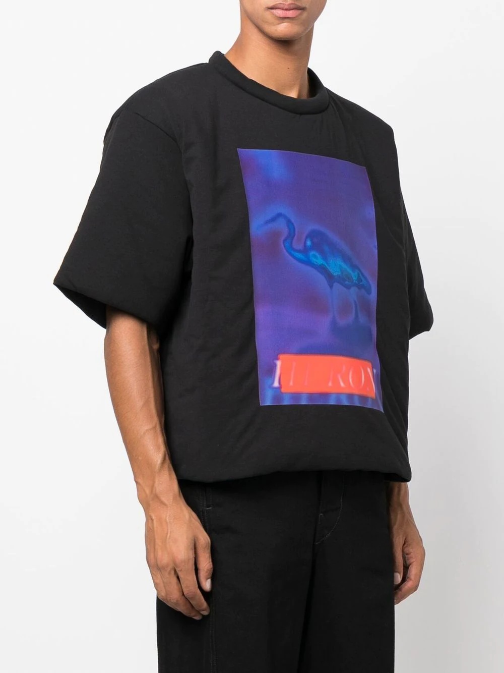 graphic-print oversize T-shirt - 3