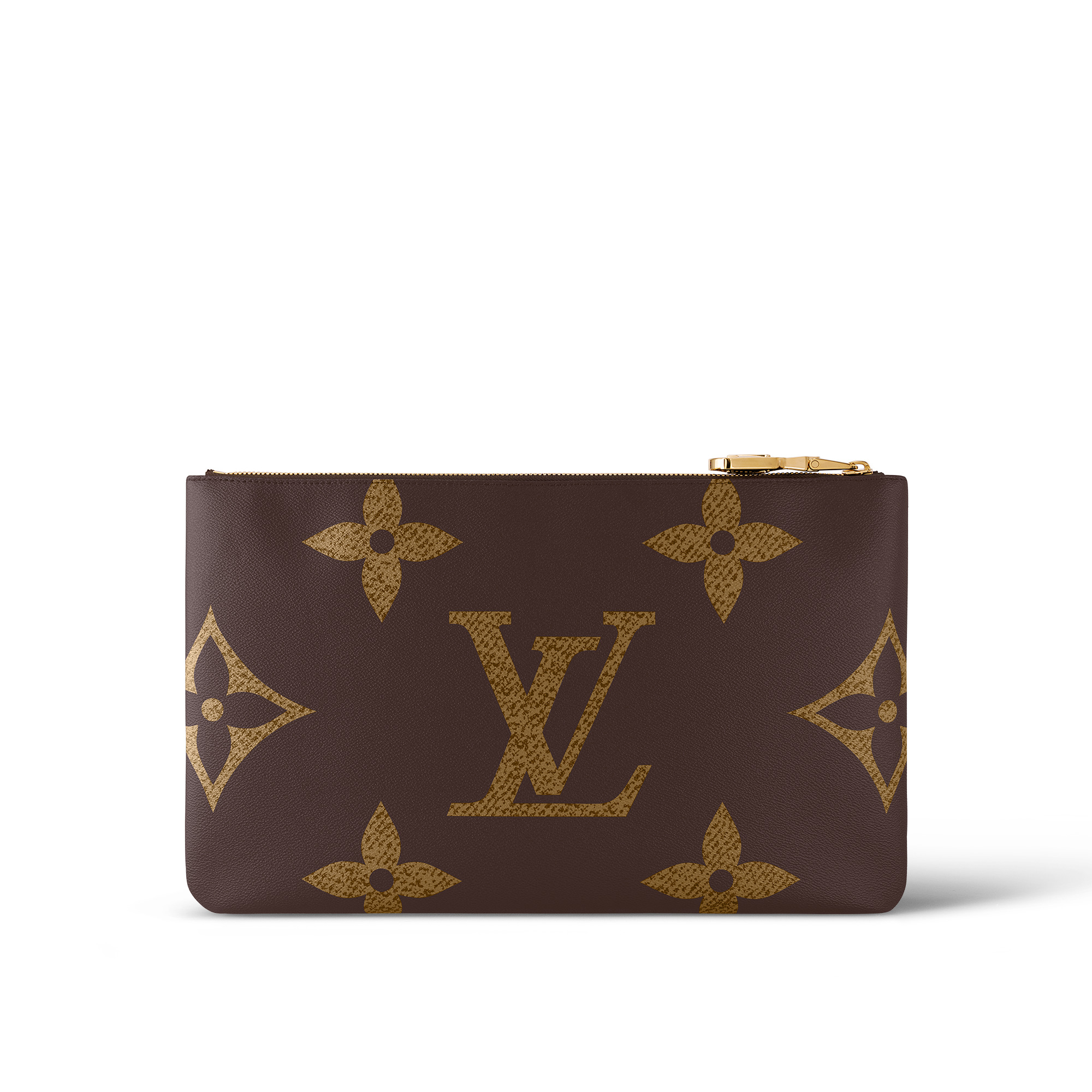 Louis Vuitton Monogram Pochette Cles XL - Brown Clutches, Handbags