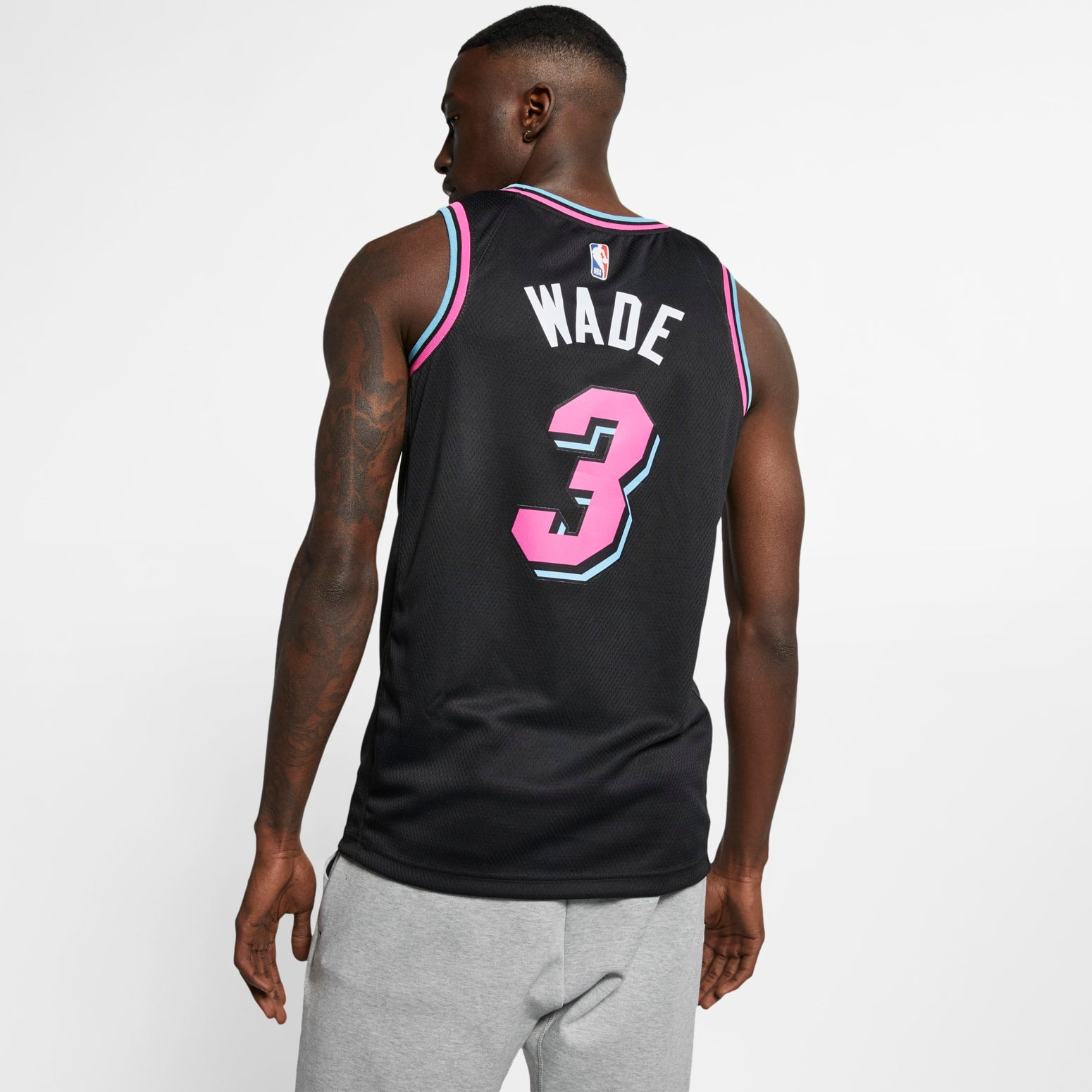 【NBAレア】Nike Miami Heat ウェイド ユニフォーム Nike NBA Dwyane Wade Miami Heat 2021/22 City Edition Jersey