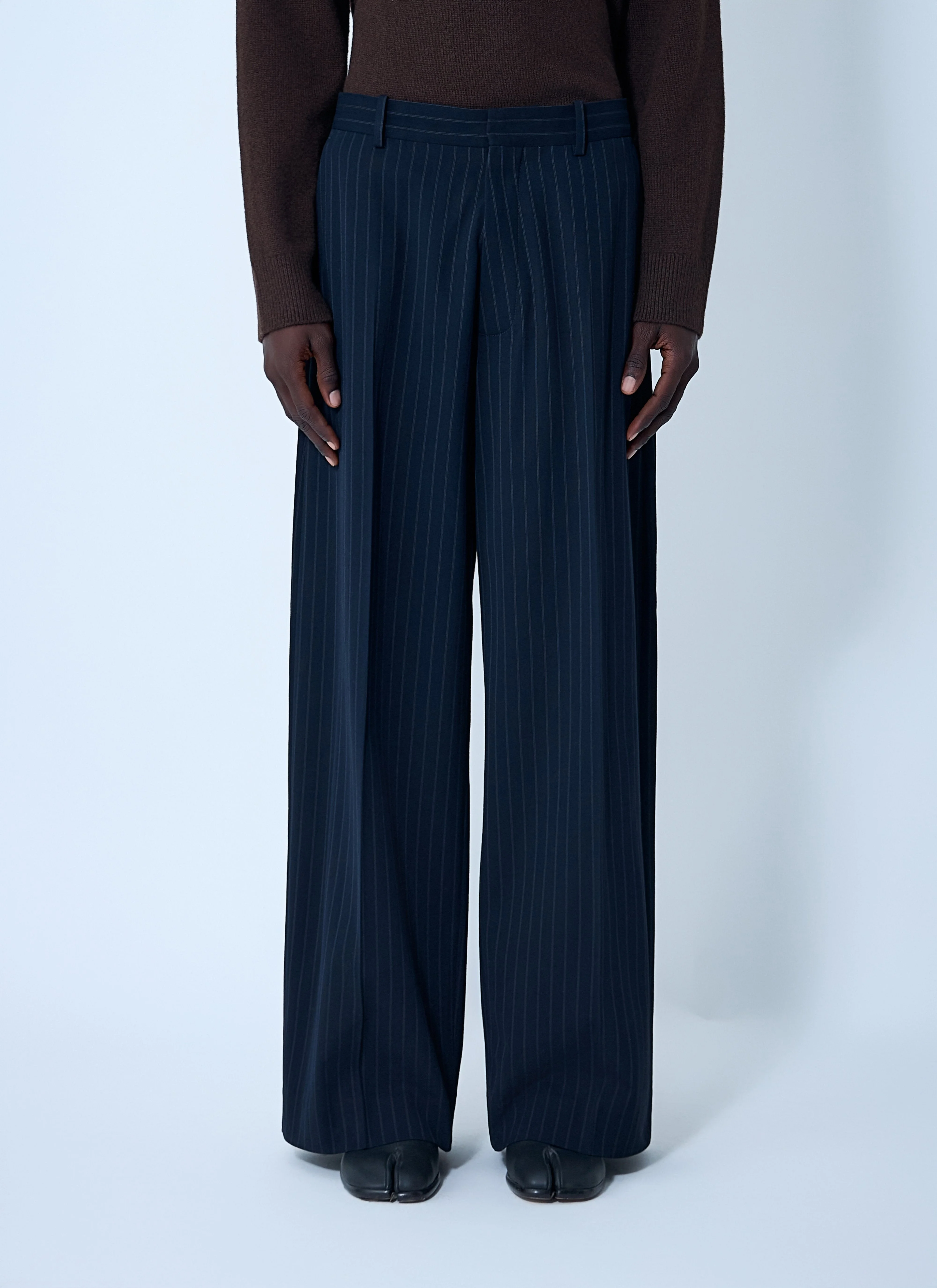 Acne Studios Men Pinstripe Tailored Pants - 1