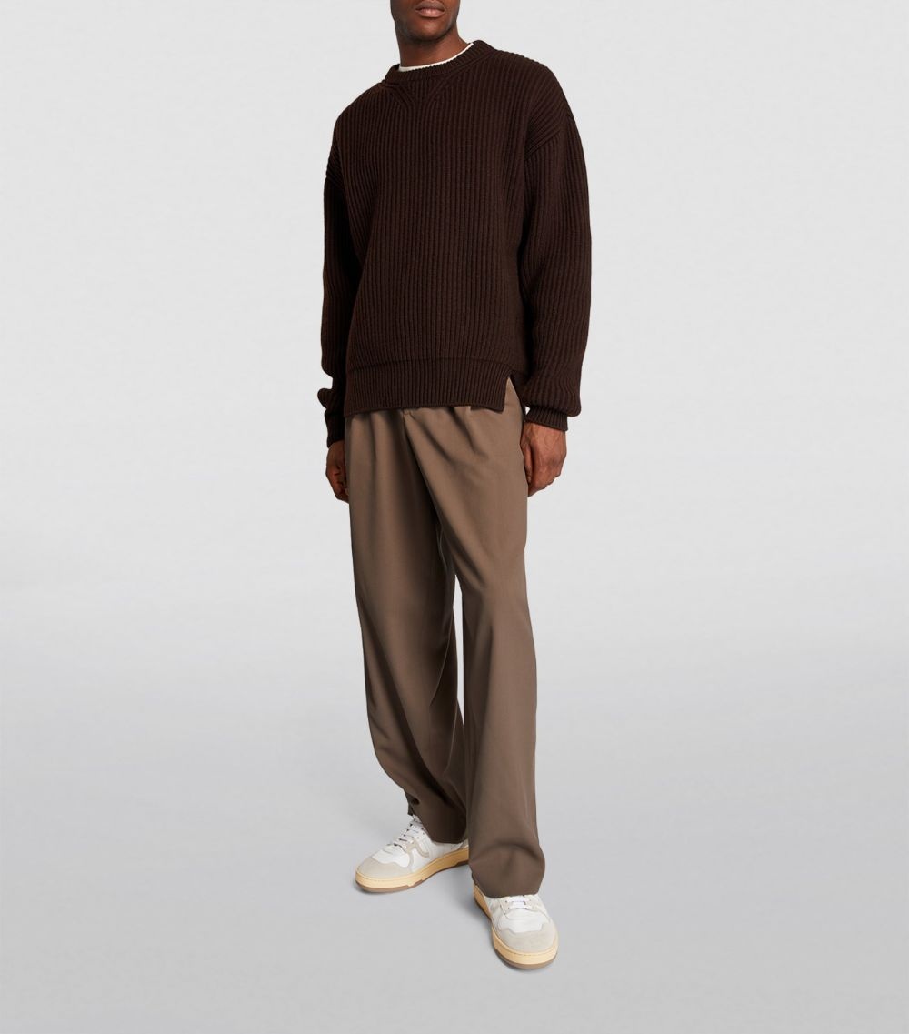 The Row Rufus Pant in Polyester and Virgin Wool | REVERSIBLE