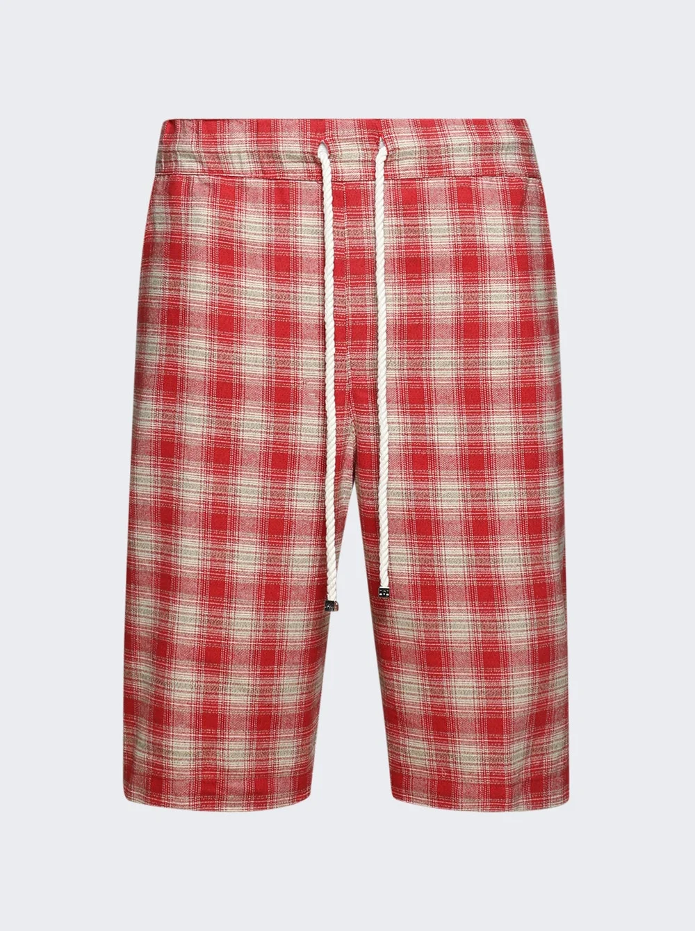 Plaid Relaxed Short Cherry Plaid Flannel - 1