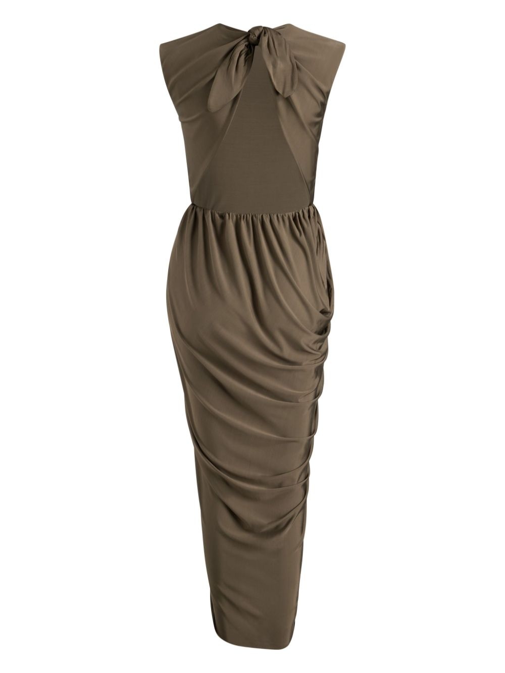 open-back midi dress - 5