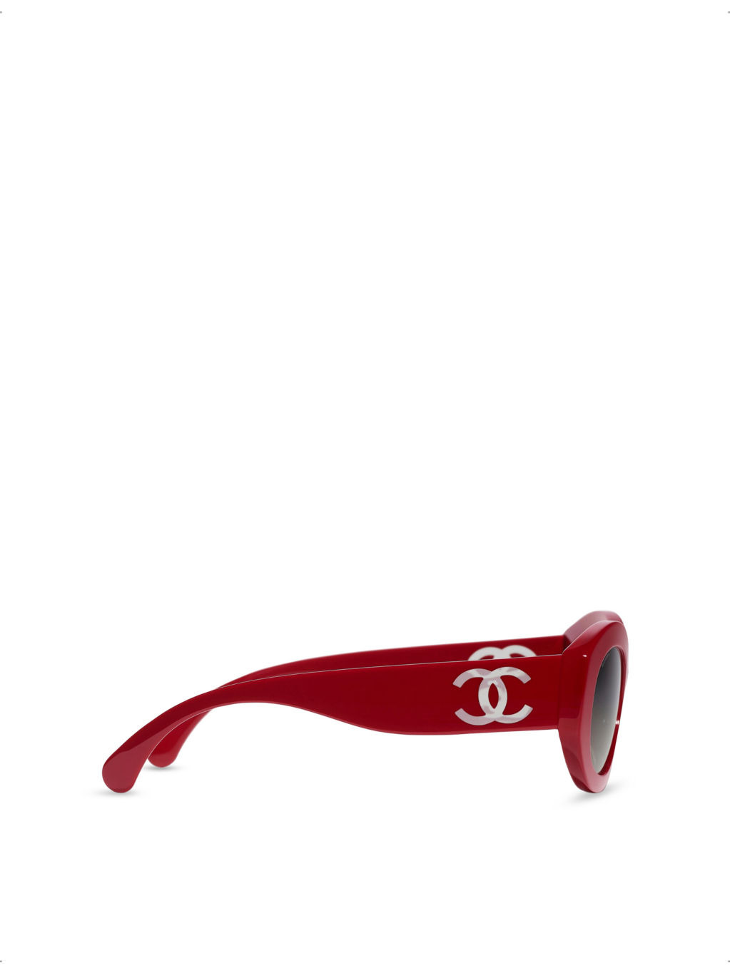 CH5528 Oval-Frame Acetate Sunglasses - 3