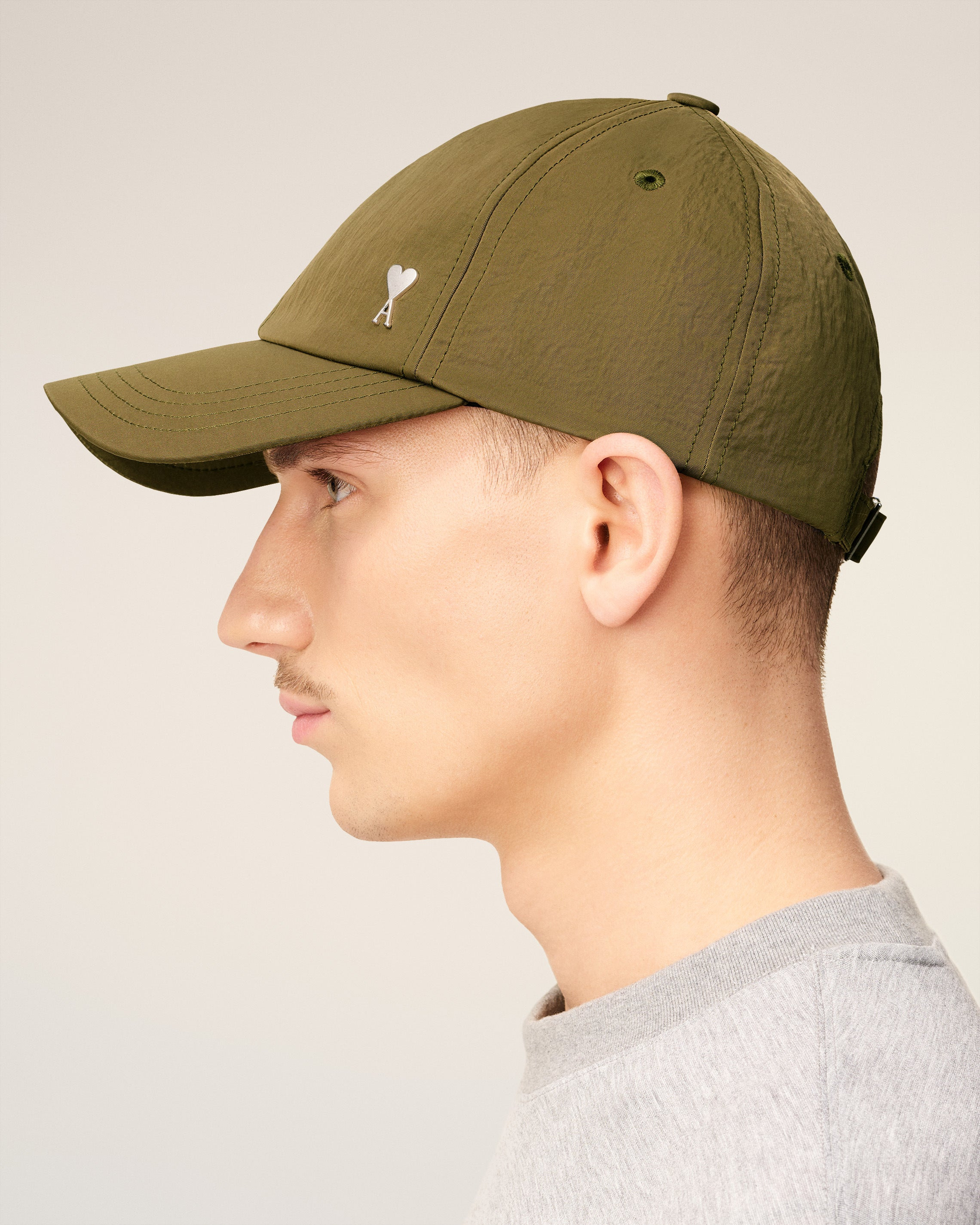 GREEN NYLON AMI DE COEUR STUD CAP - 5