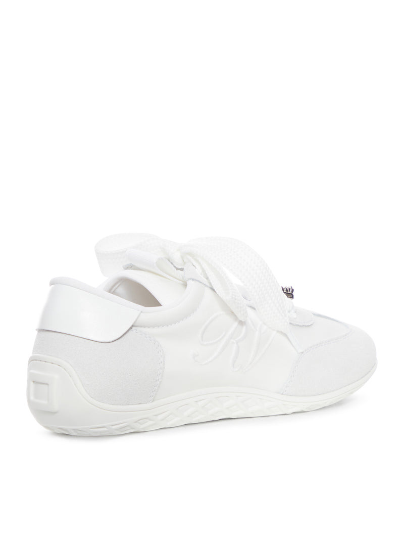 Roger Vivier Women Viv Low Suede Sneakers - 3