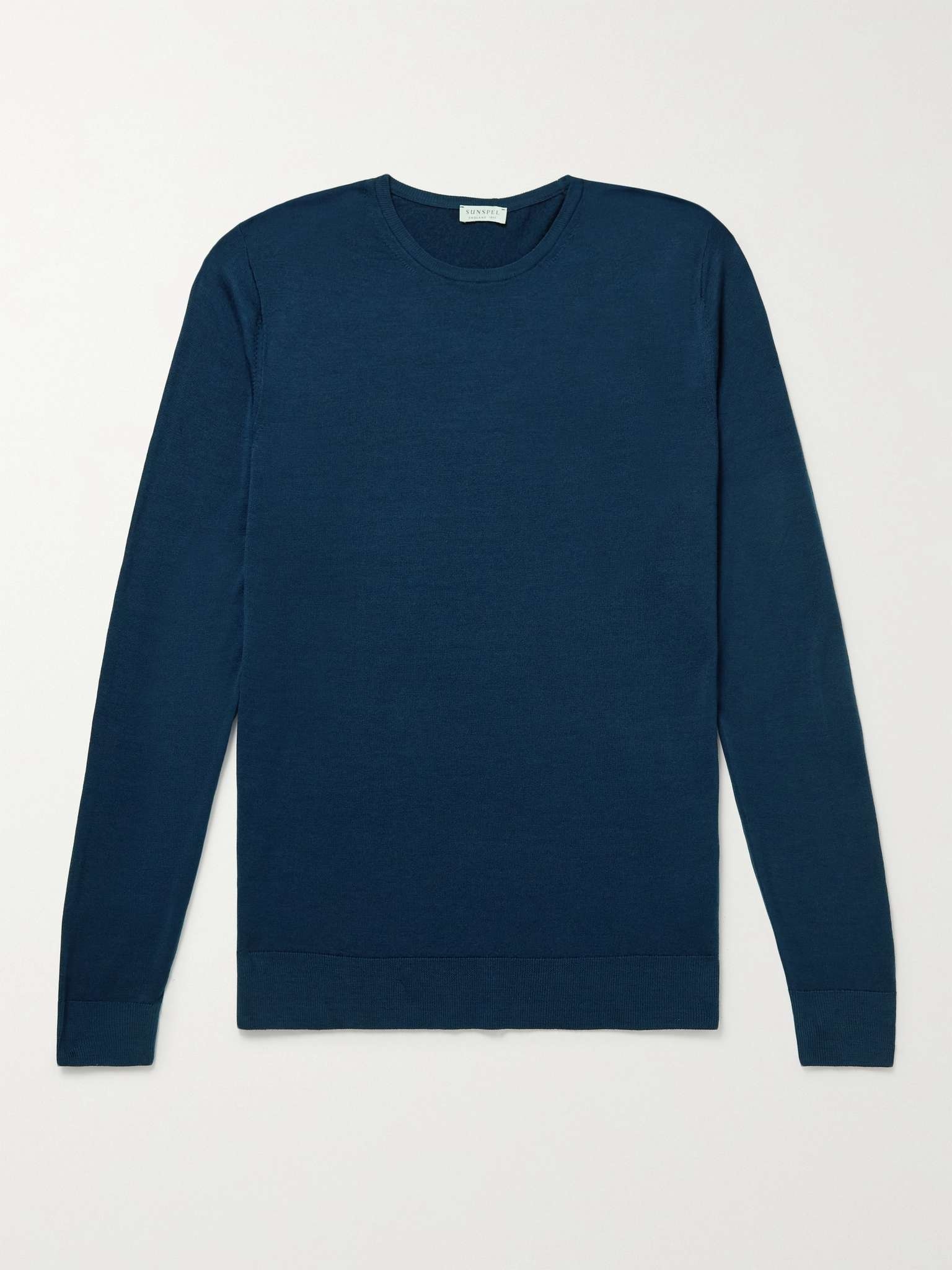 Slim-Fit Merino Wool Sweater - 1