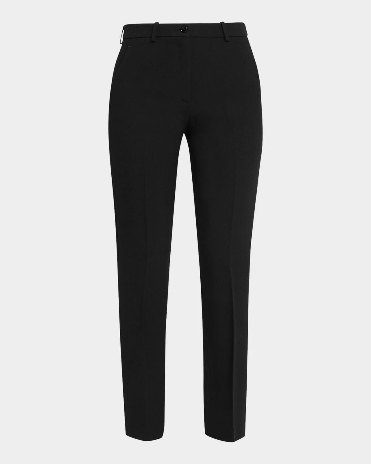 Samantha Double Crepe Sablé Slim-Leg Pants - 1