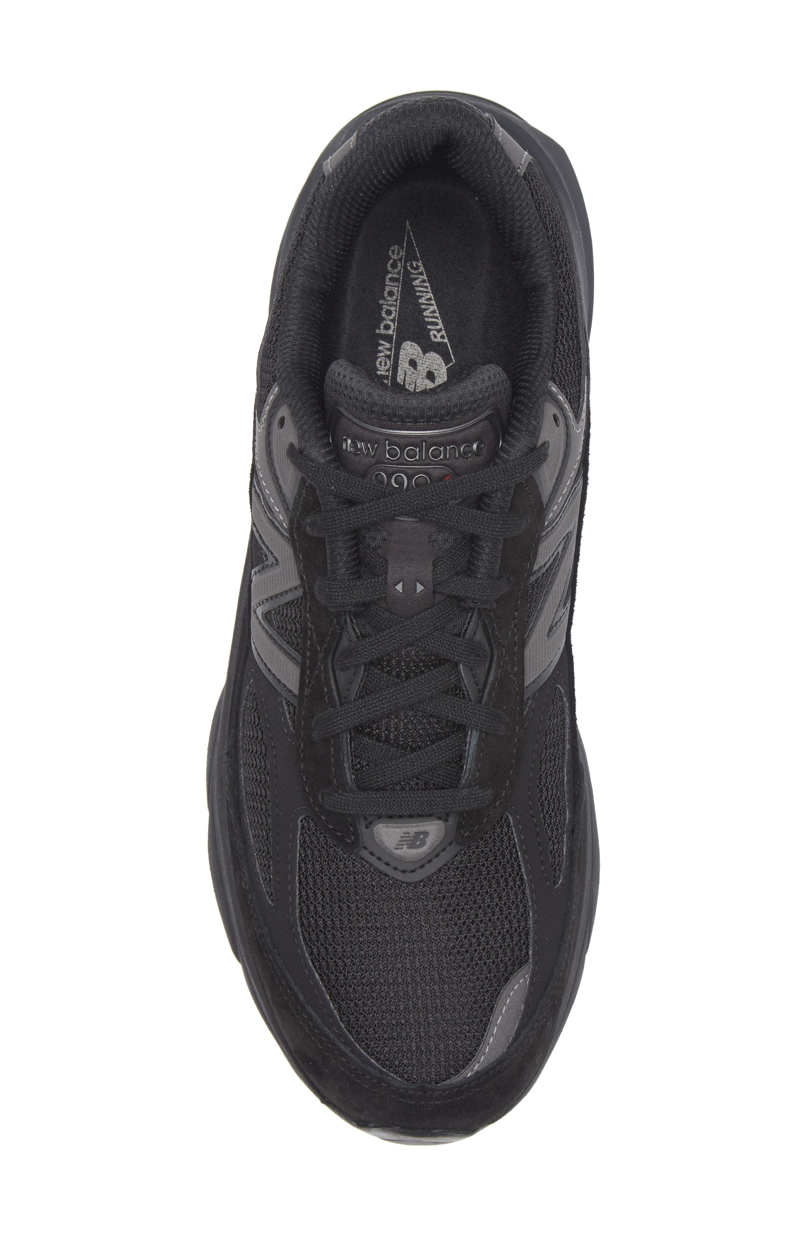 New Balance Gender Inclusive Made in USA 990 v6 Sneaker in Black/Black at Nordstrom - 5
