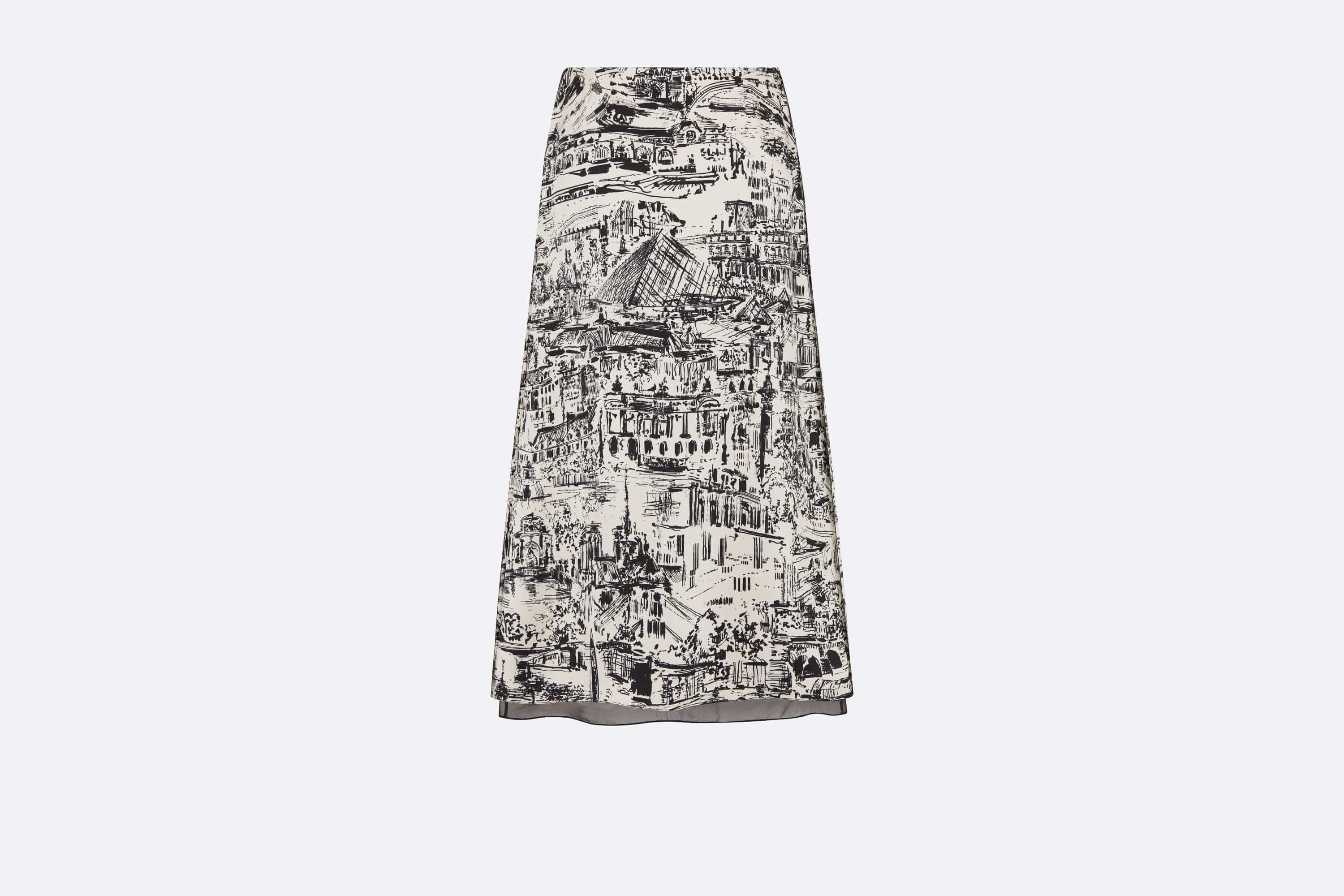 Flared Mid-Length Skirt - 2
