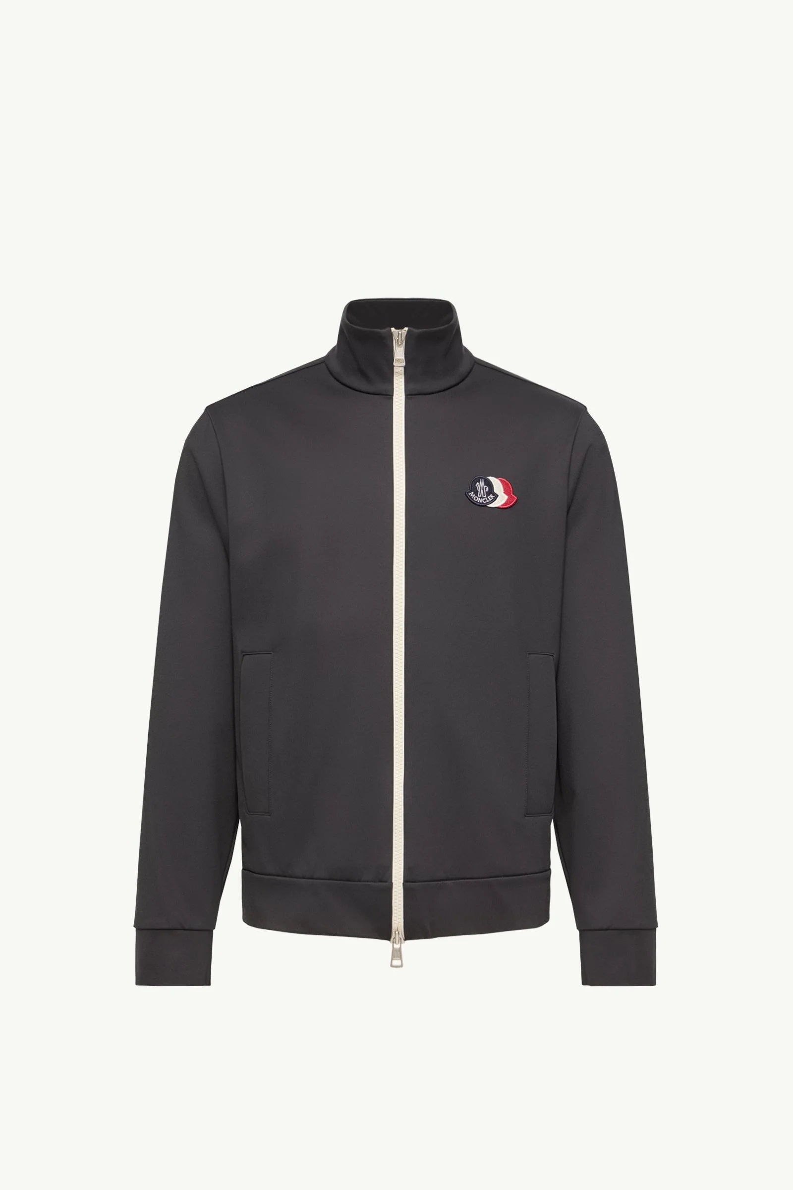 Tricolor Logo Zip-Up Sweatshirt - 1