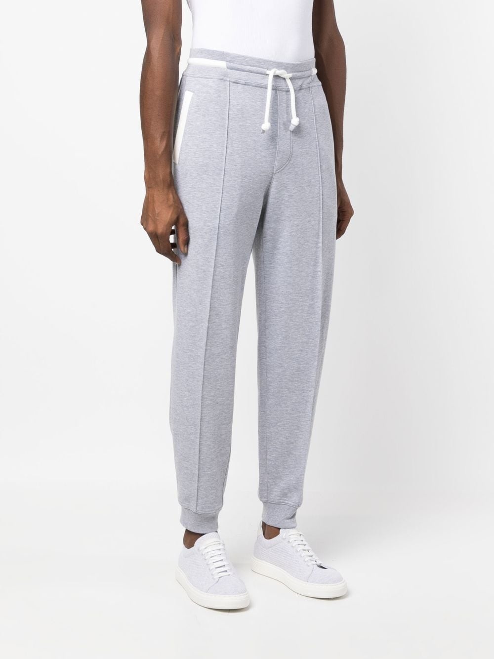drawstring-waist track pants - 3