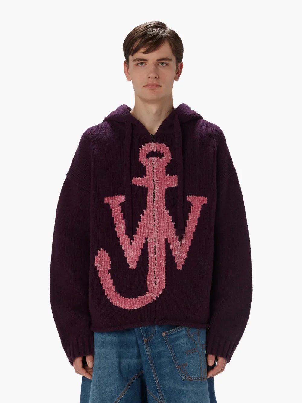 ANCHOR LOGO HOODIE WITH ZIP - 2