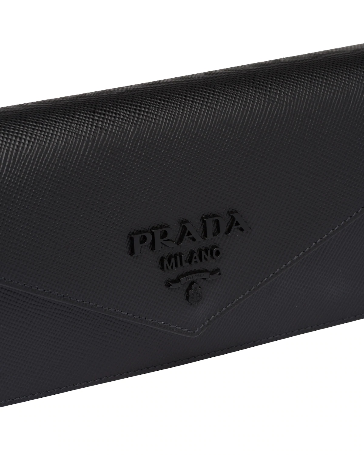 Prada Monochrome Saffiano leather clutch - 2