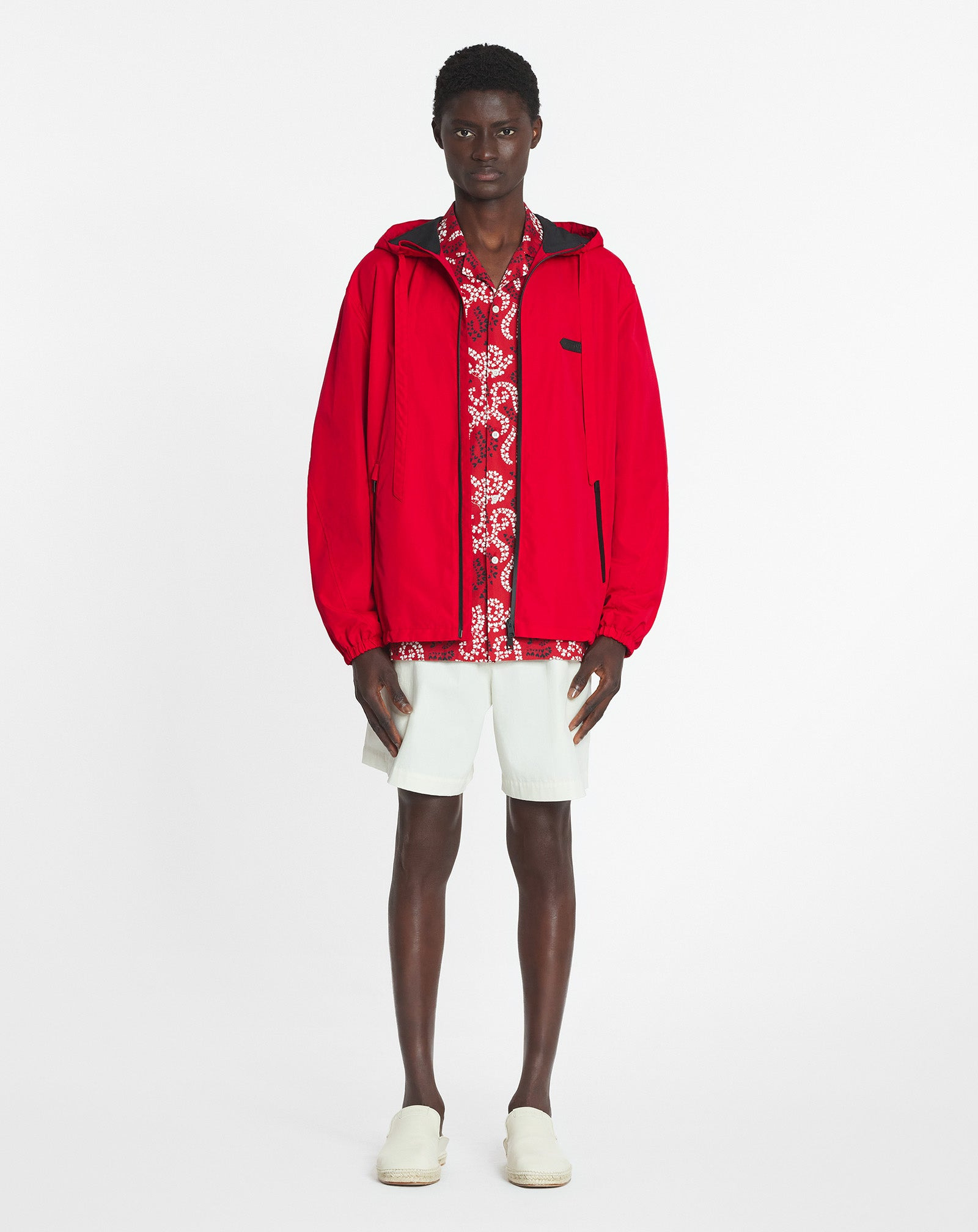WINDBREAKER IN TECHNICAL FABRIC - 2
