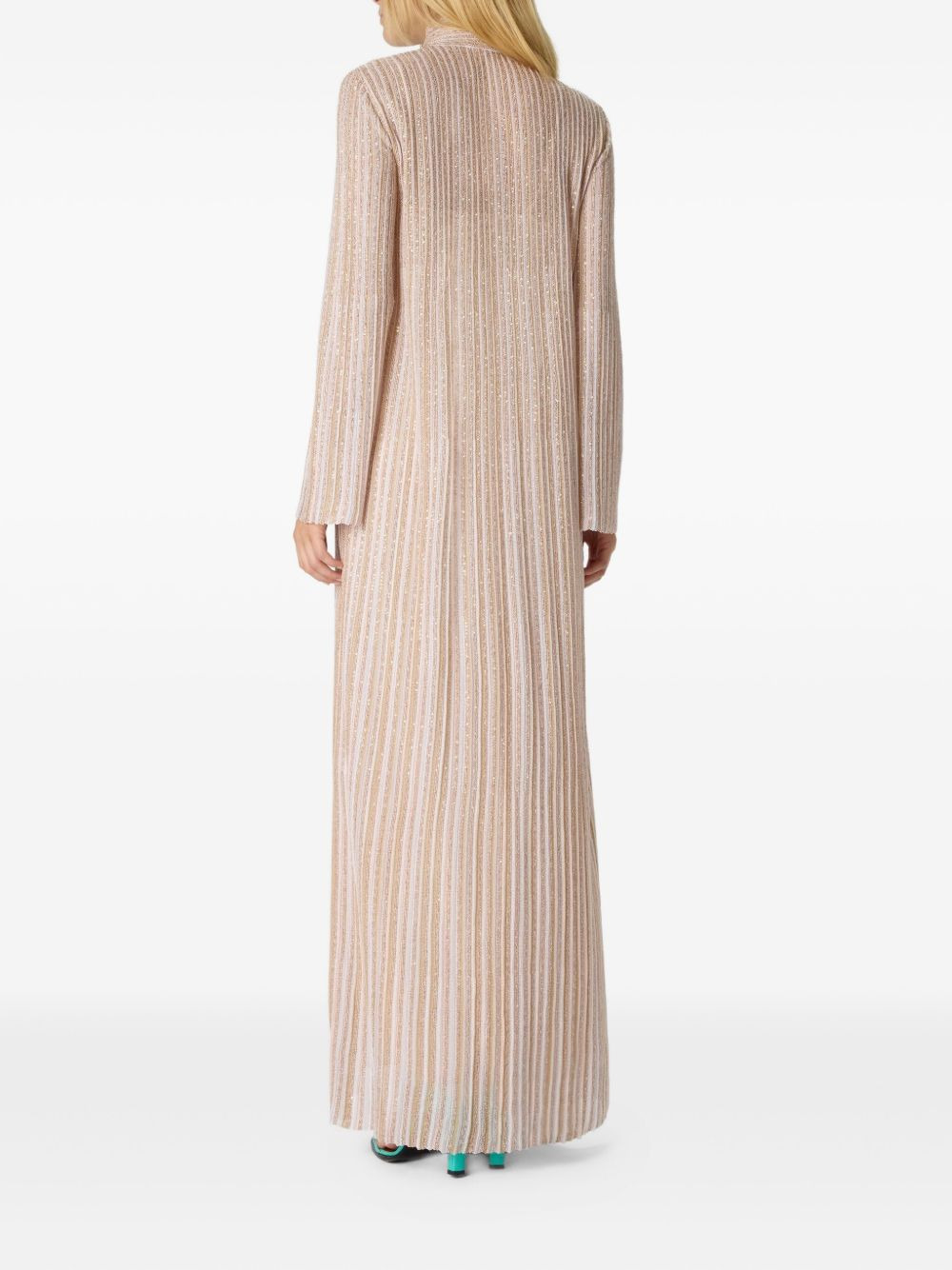 sequin-embellishment maxi dress - 3