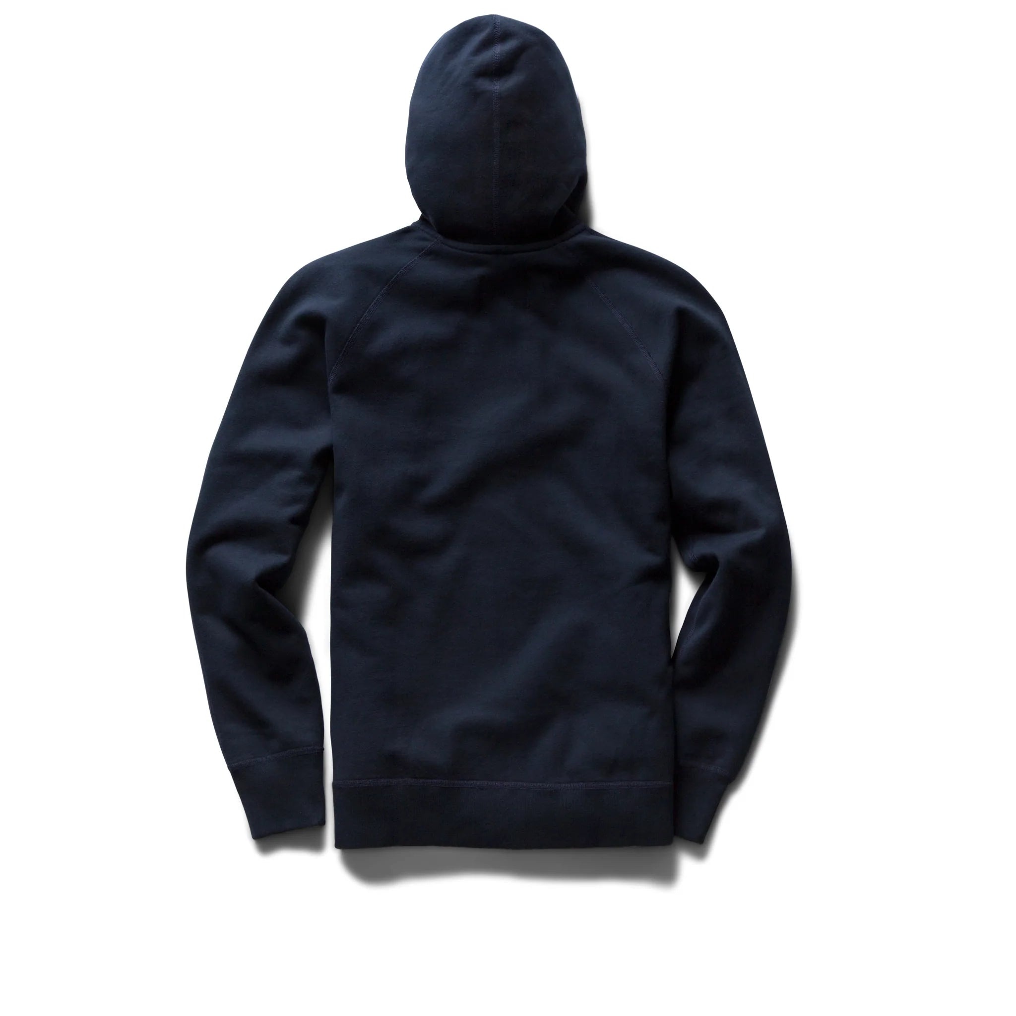 Midweight Terry Zip Hoodie Navy - 2