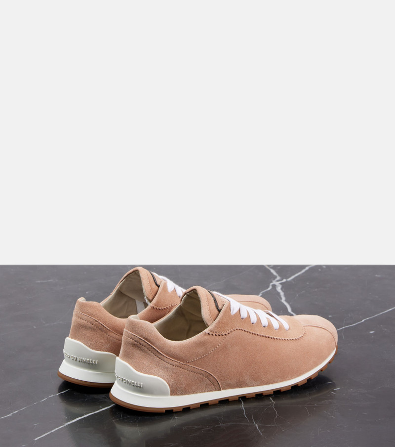 Brunello Cucinelli Monili suede sneakers outlook