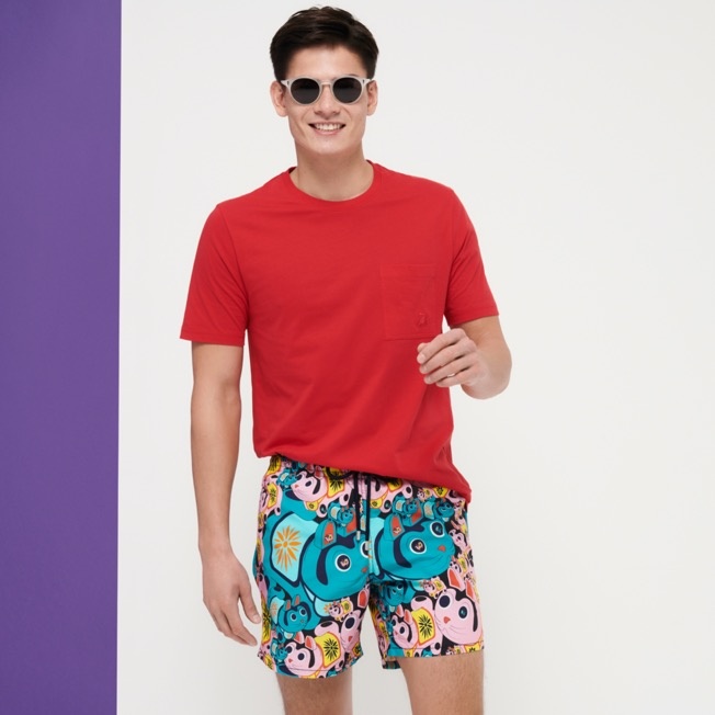 Men Swim Trunks Maneki-neko - 7