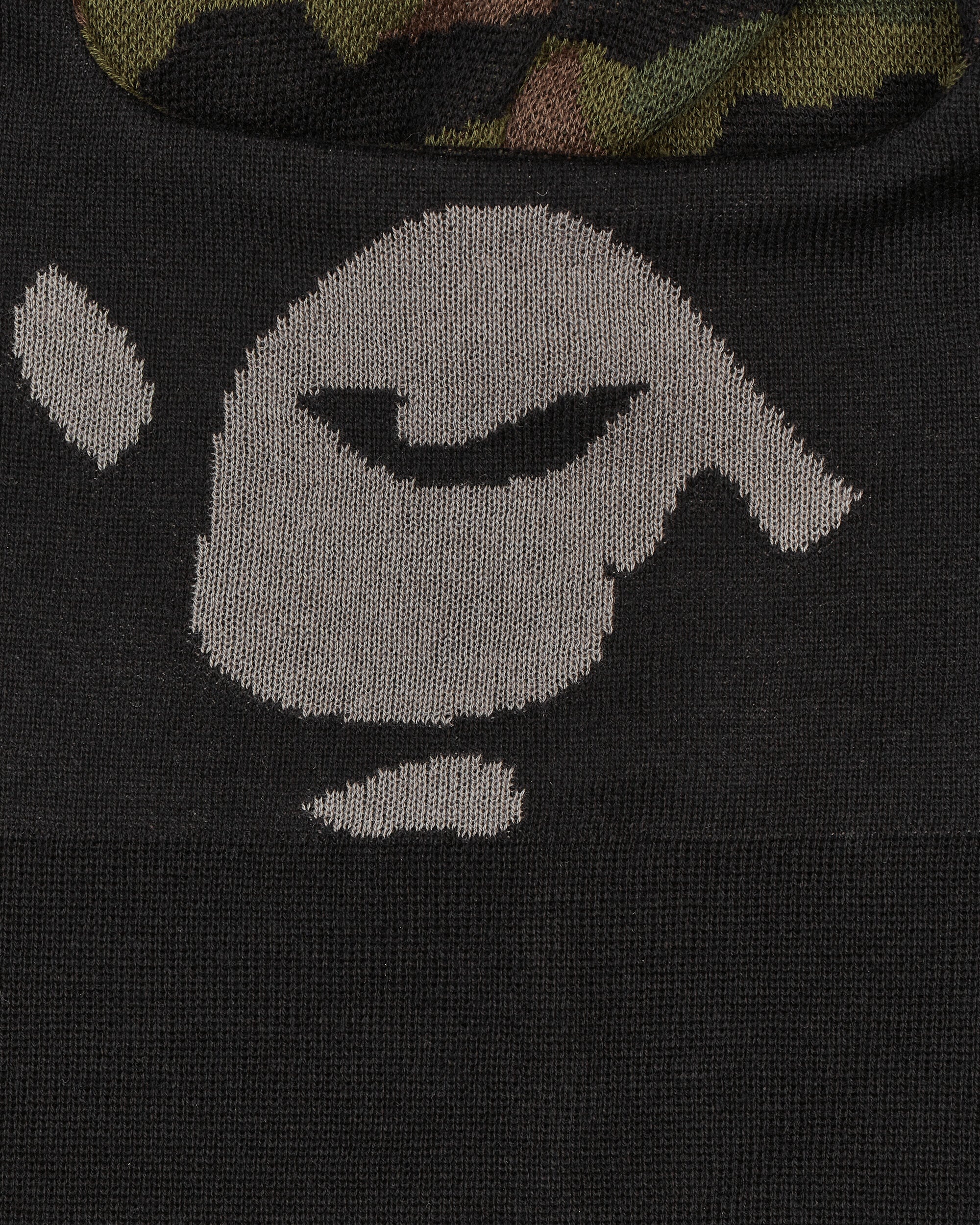 Ape Head Reversible Knit Balaclava Black 7