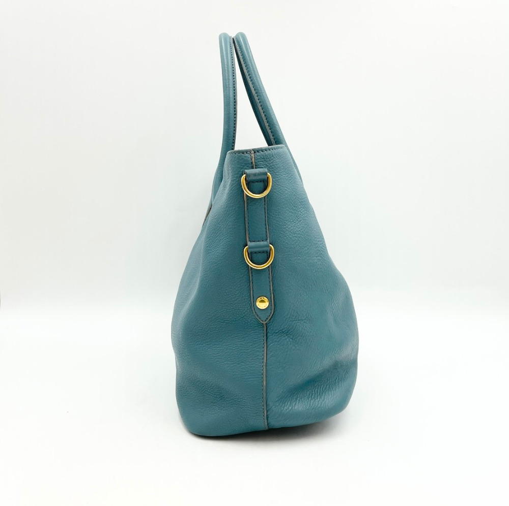 Prada Sky Blue Two Way Bag - 2