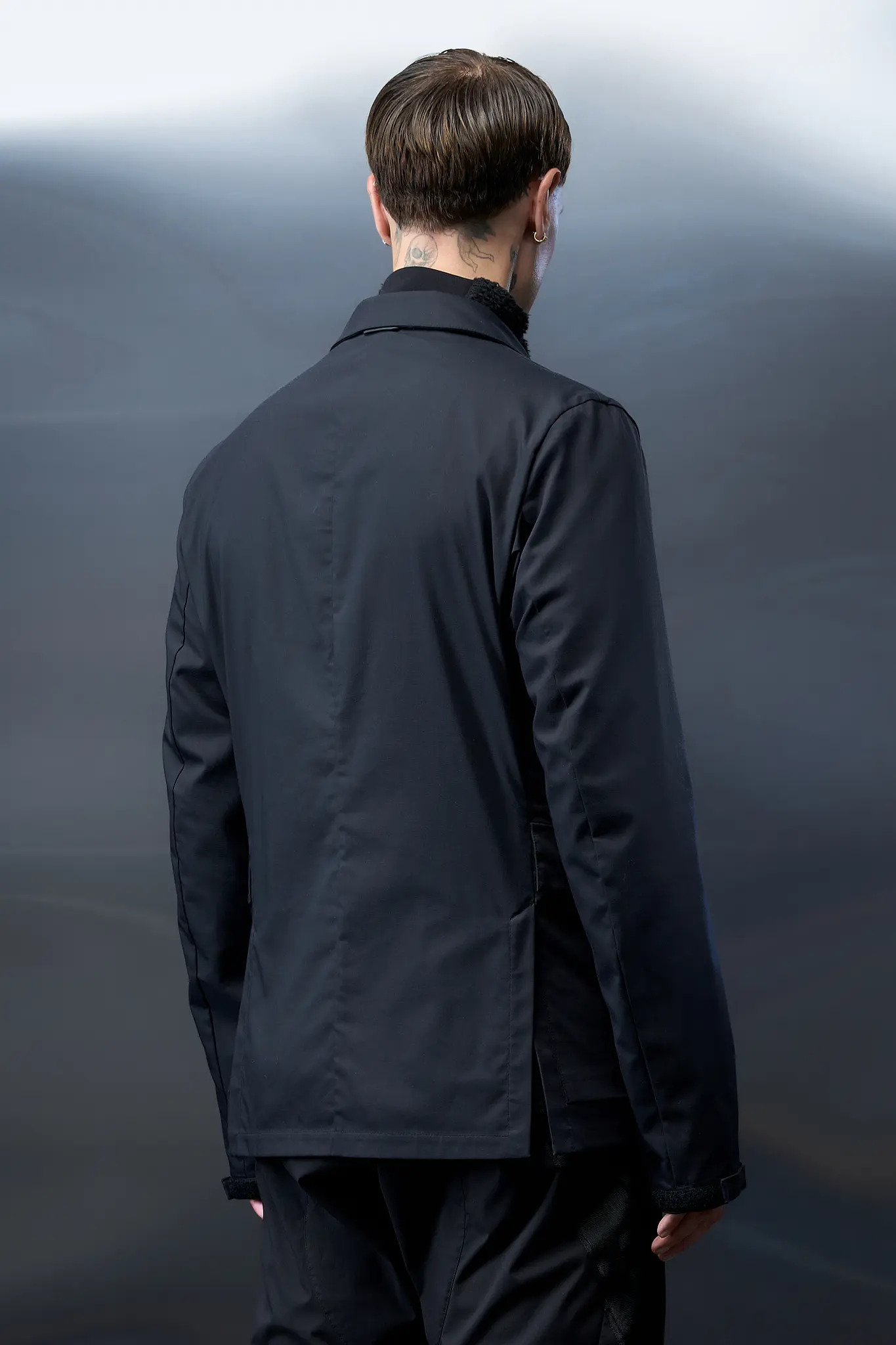 J29-CH Micro Twill Blazer Black - 5