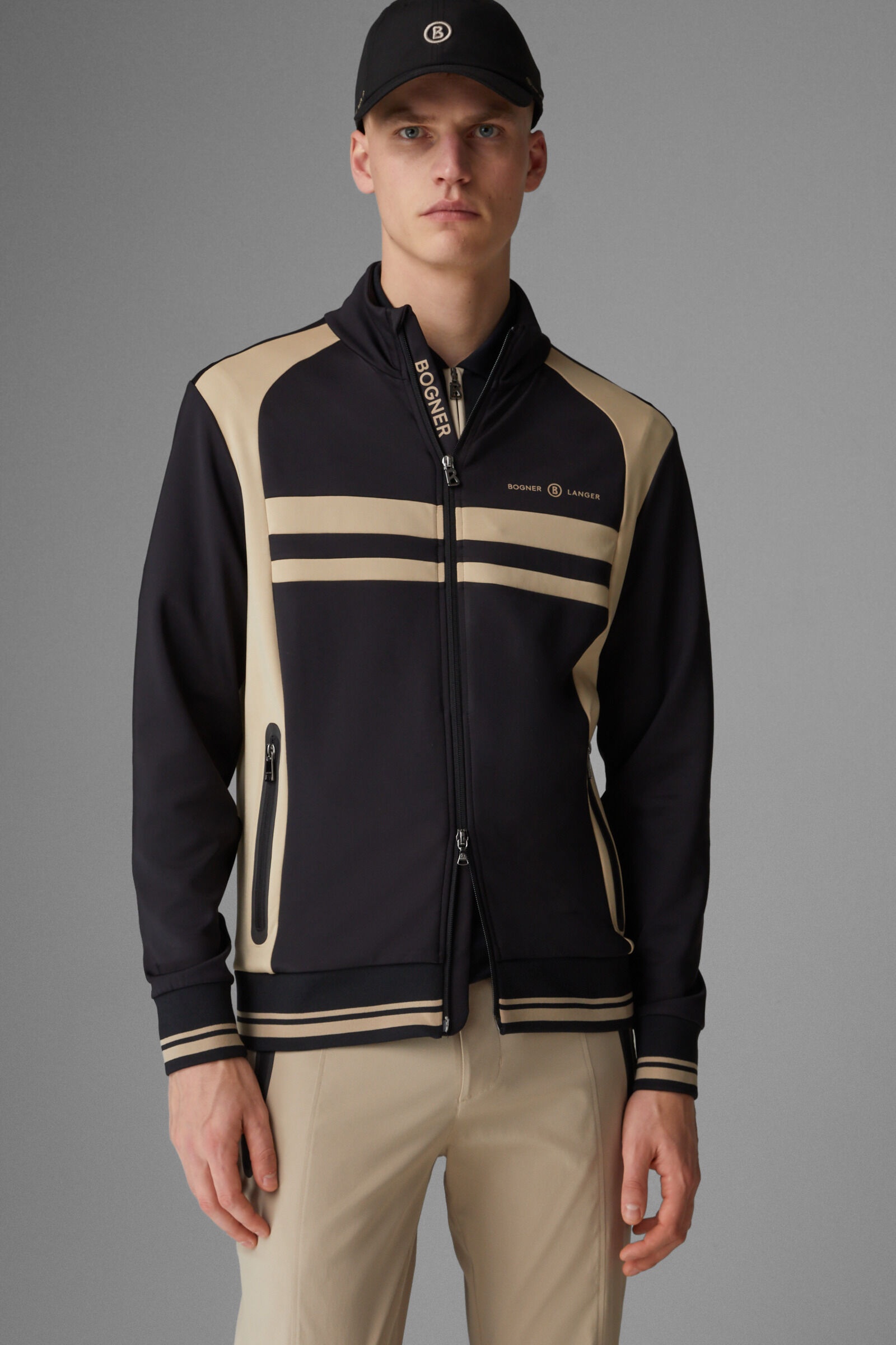 Bernd Second layer in Black/Beige - 2