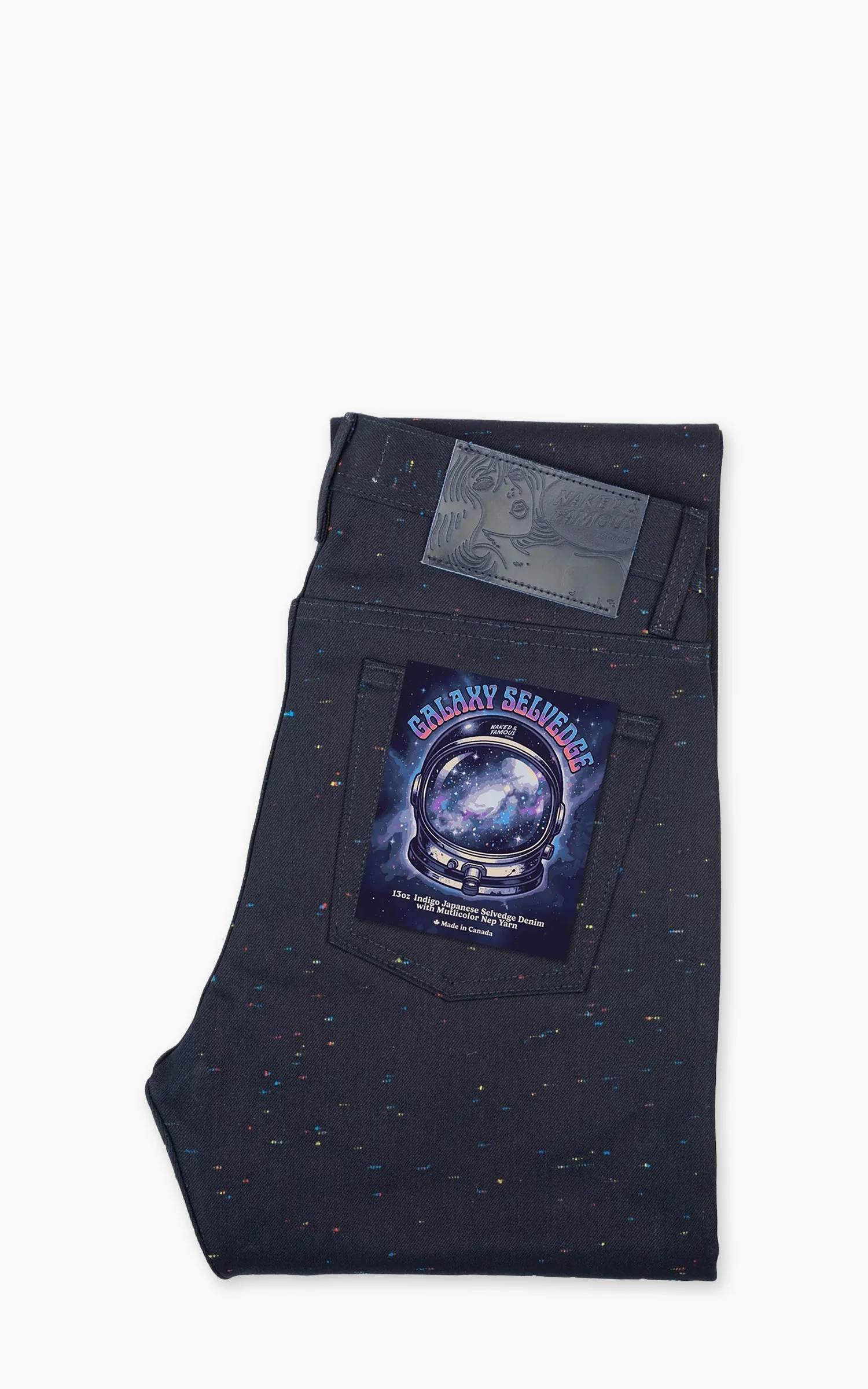 NAKED & FAMOUS DENIM WEIRD GUY GALAXY SELVEDGE 13OZ - 1
