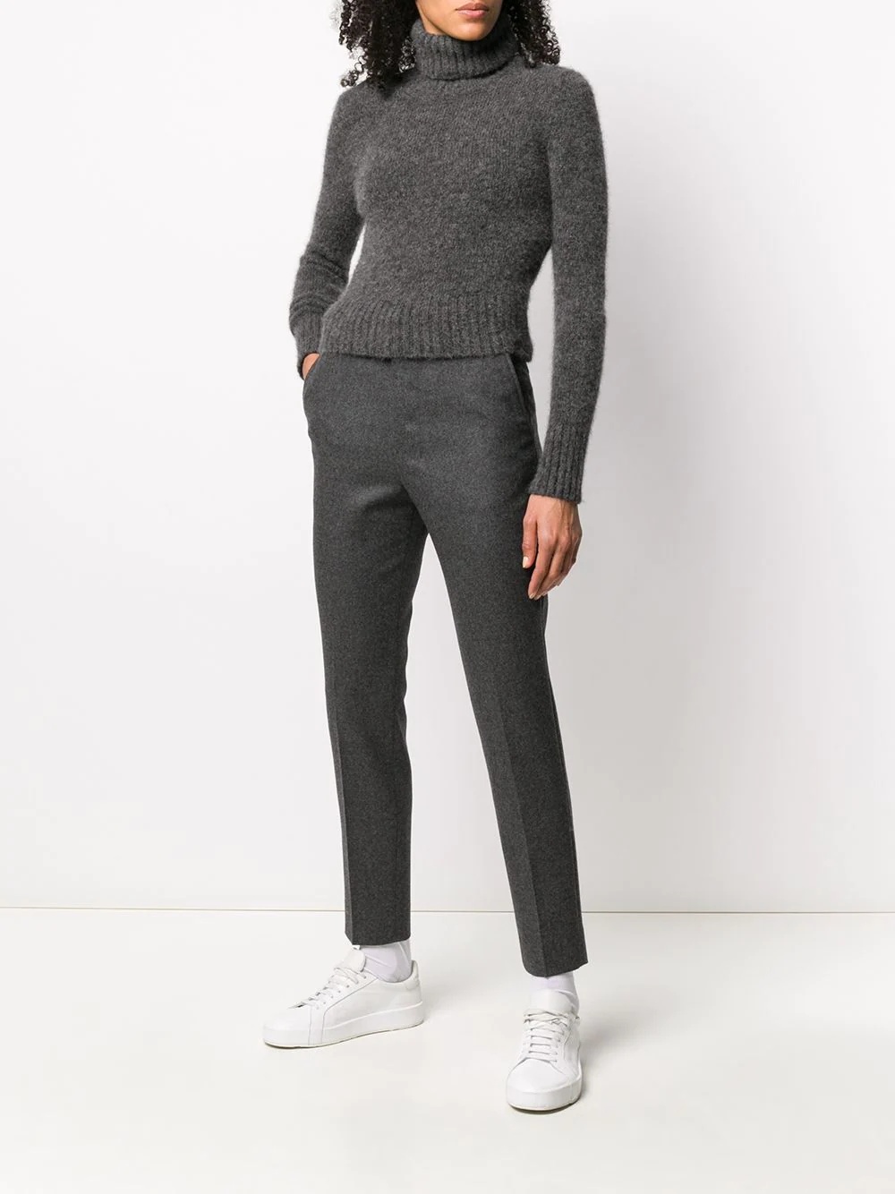 turtleneck knitted  jumper - 2