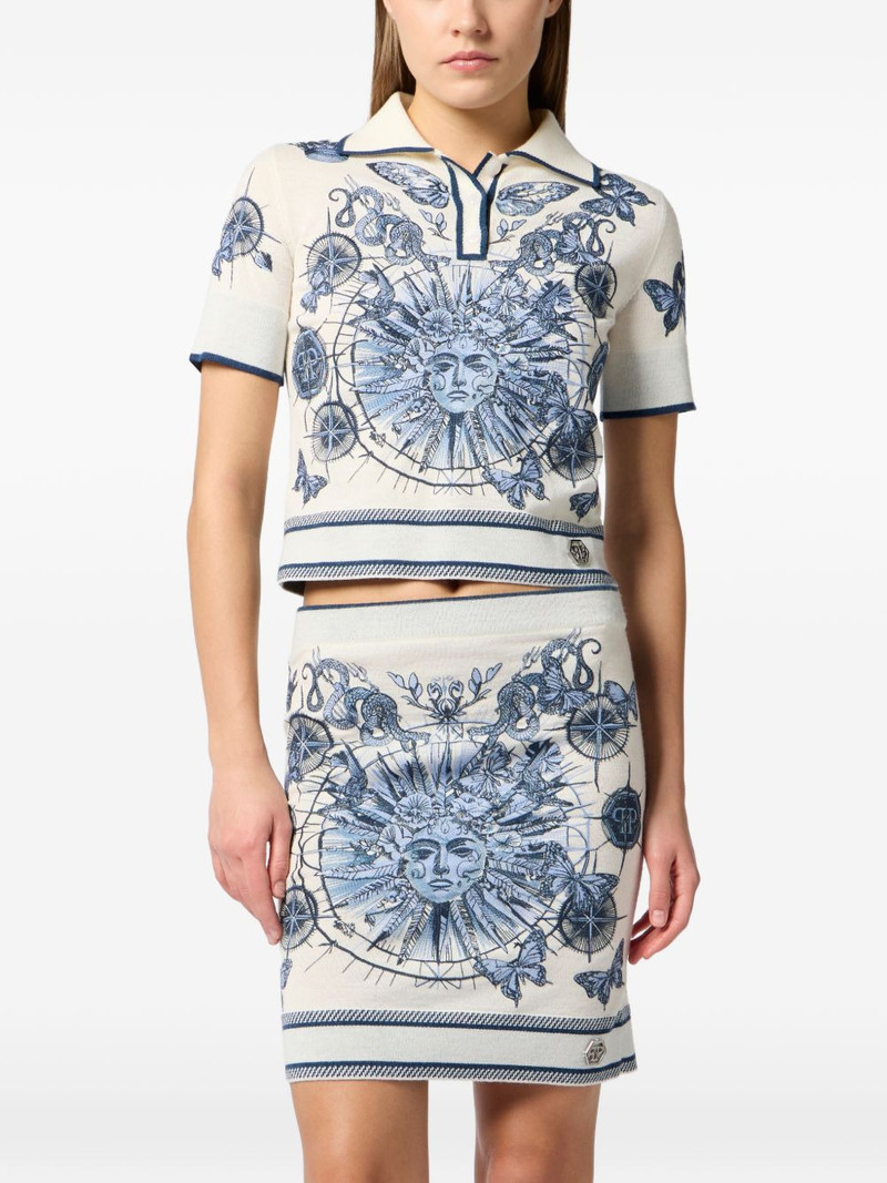 graphic-print polo shirt 3