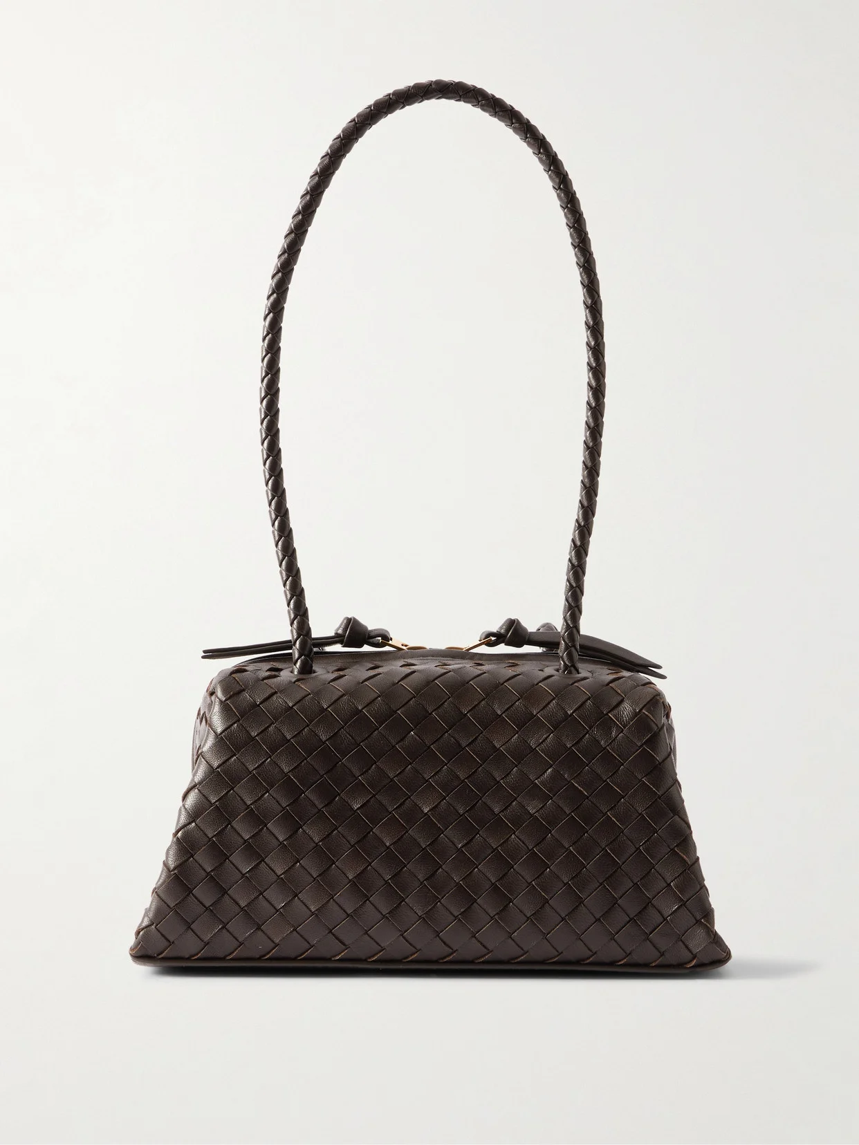 Tokyo Intrecciato Leather Shoulder Bag - 1