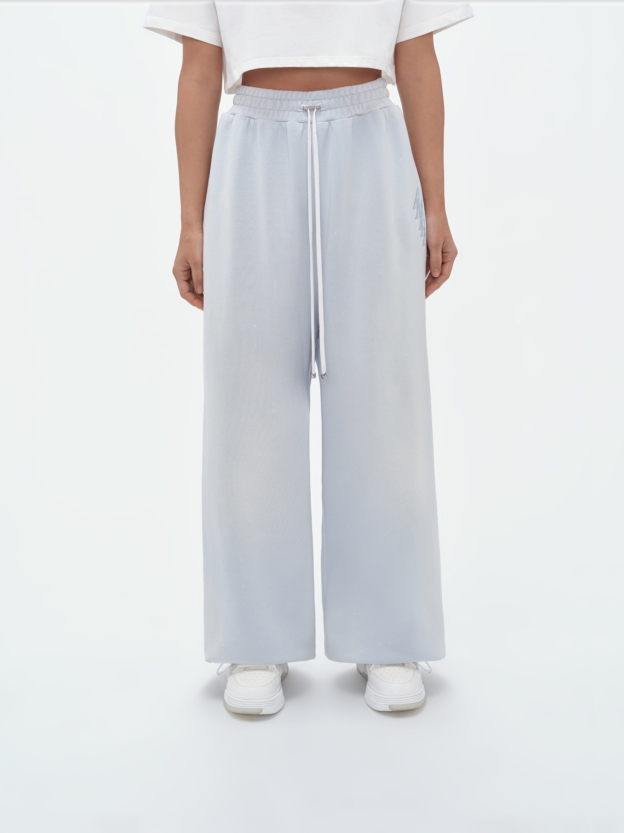 STACKED AMIRI BAGGY SWEATPANT - 1