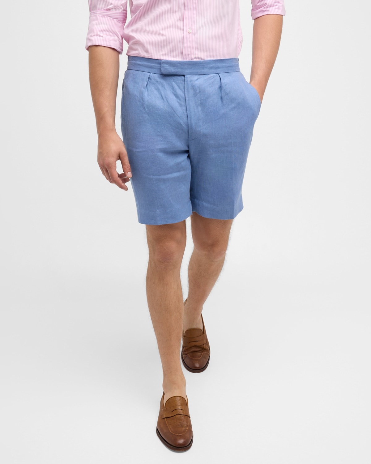 Men's Davis Linen Lightweight Shorts - 6