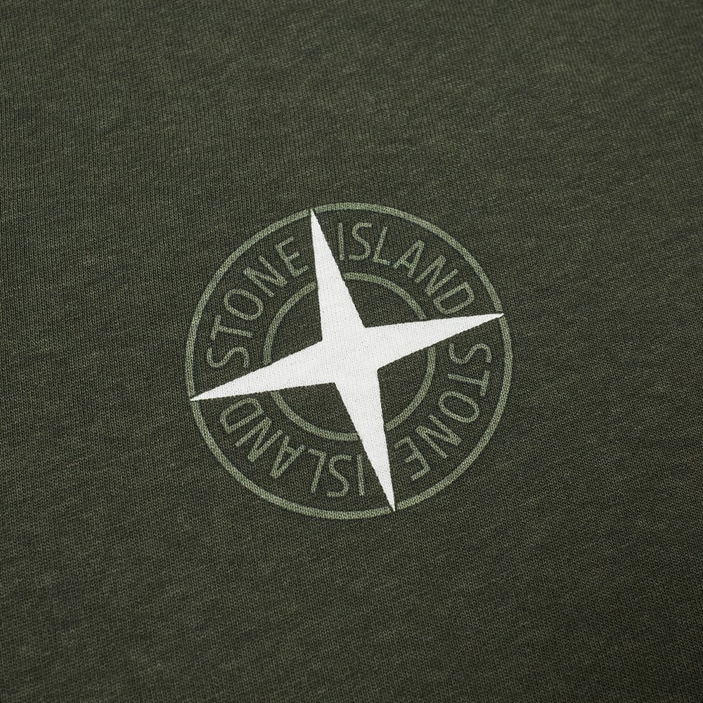 Stone Island Compass Print Hem Stripe Tee - 2