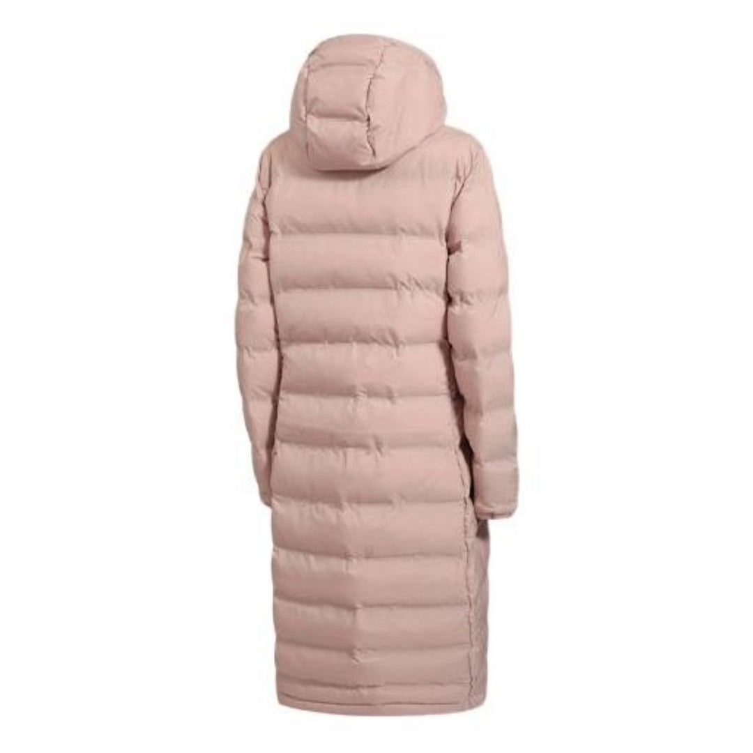 (WMNS) adidas Helionic Long Down Jacket 'Pink' CY8635 - 2