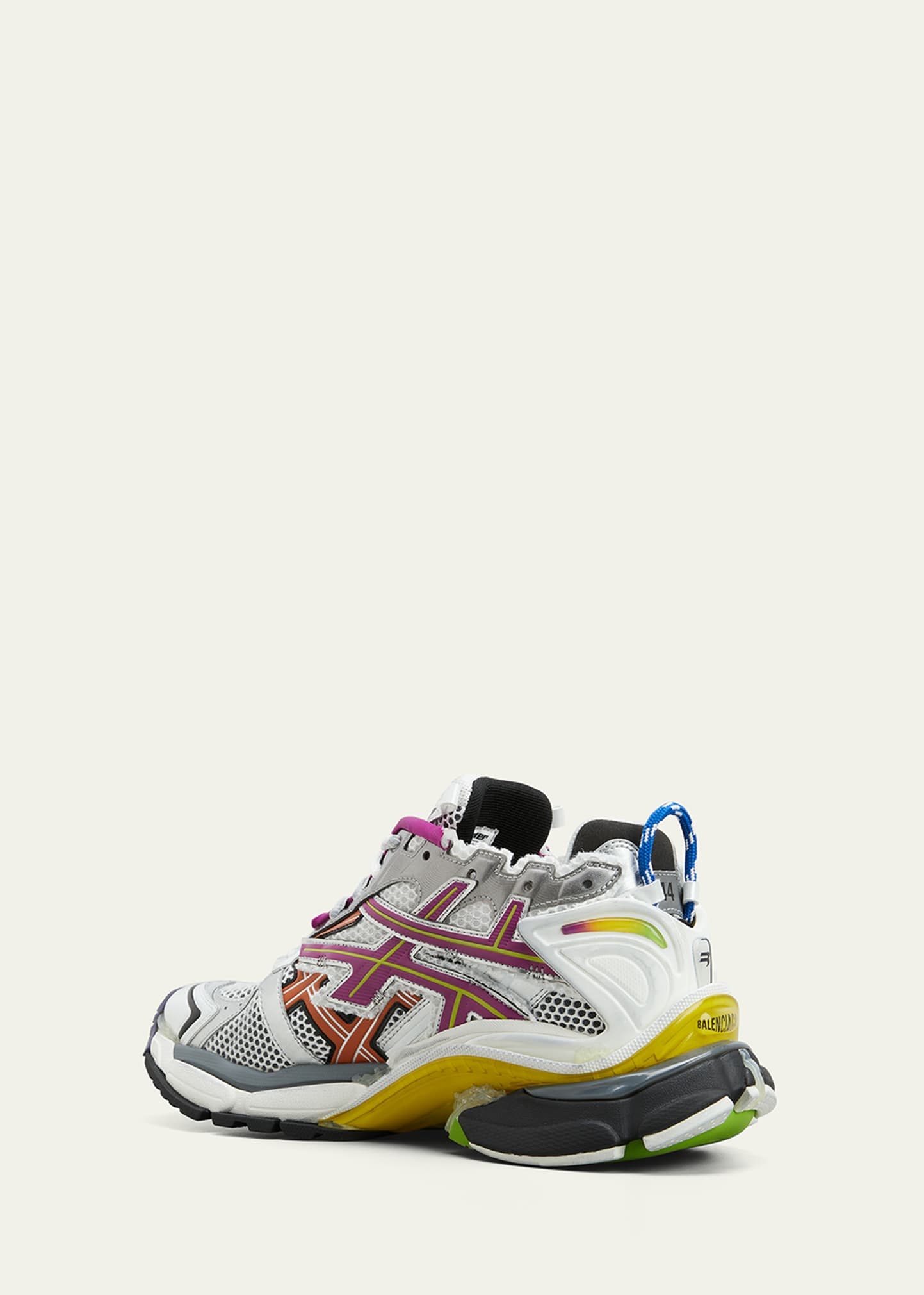 BALENCIAGA Men's Multicolor Mesh Runner Sneakers 靴 ロゴ Balenciaga Men's Multicolor Mesh Runner Sneakers - Bergdorf