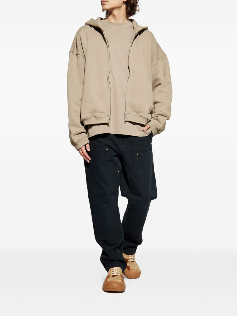 REPRESENT hooded zip-up sweatshirt outlook