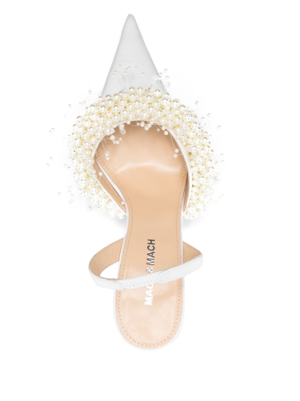 80mm embellished pumps - 4