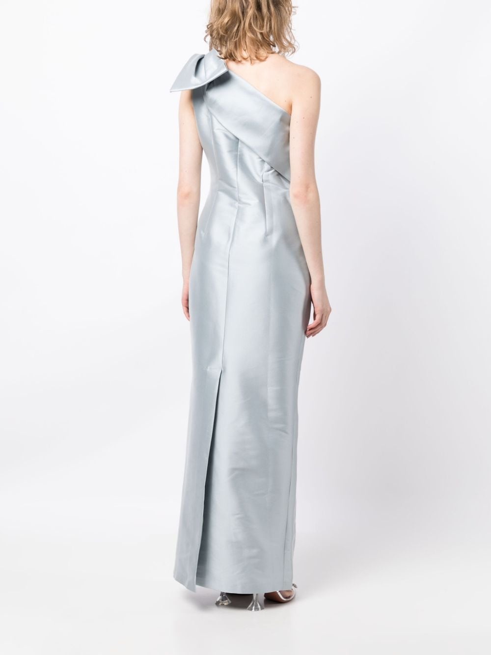 Bonnie satin-finish gown - 4