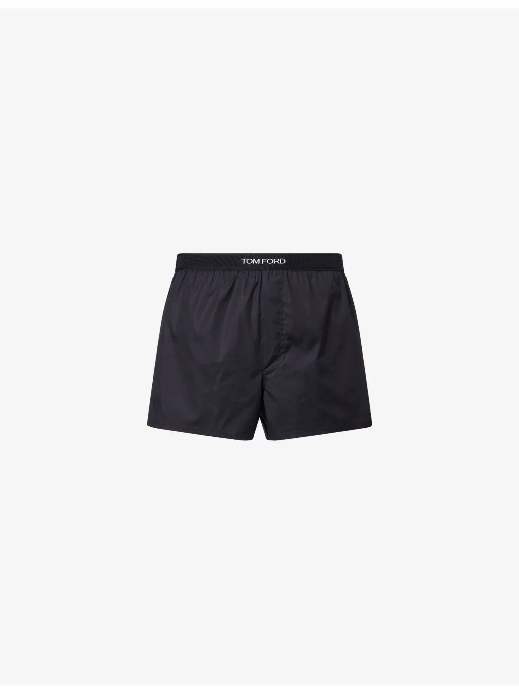 Logo-Waistband Stretch Cotton-Poplin Boxer Briefs - 1